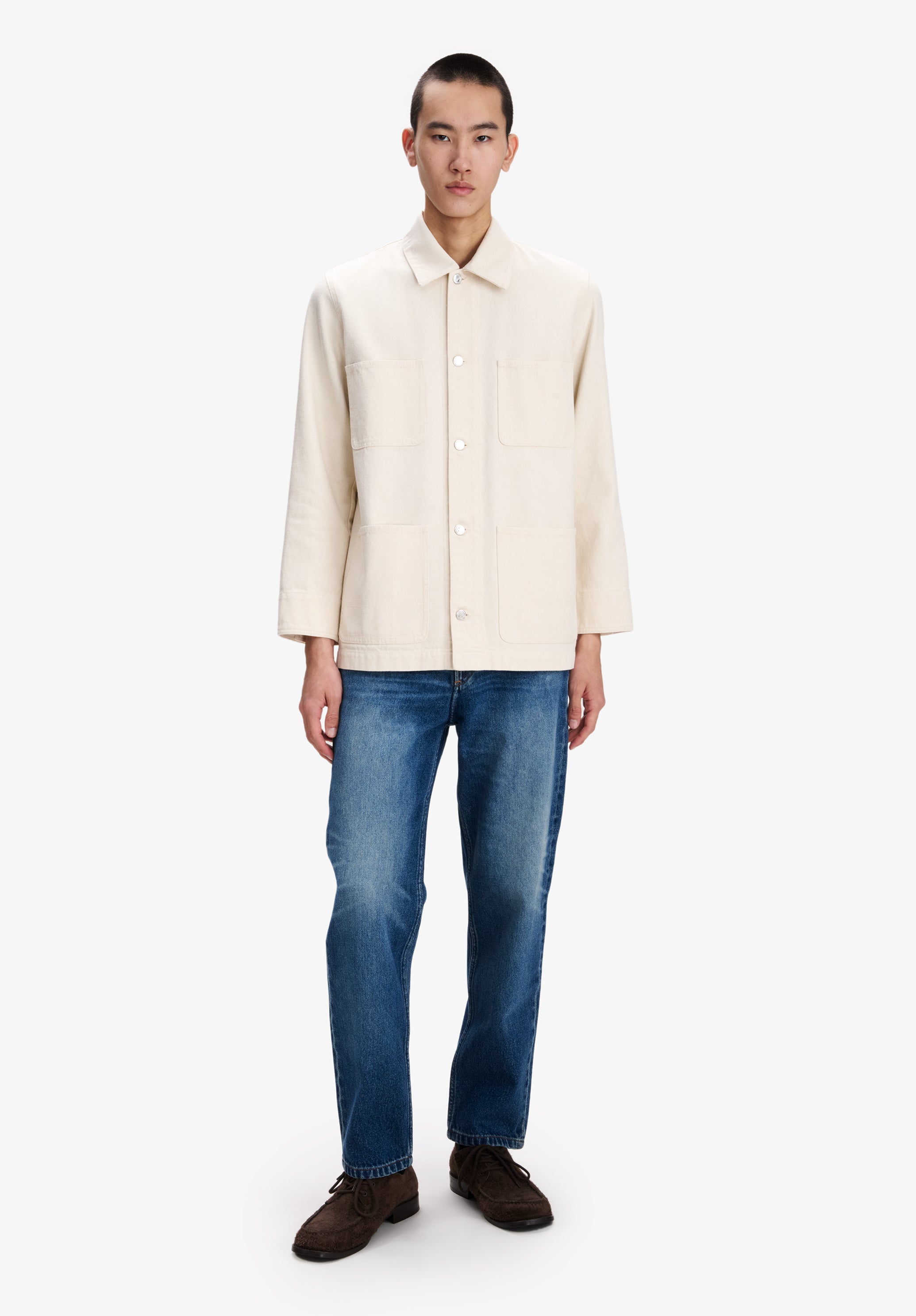 Off-white denim workwear jacket - 3
