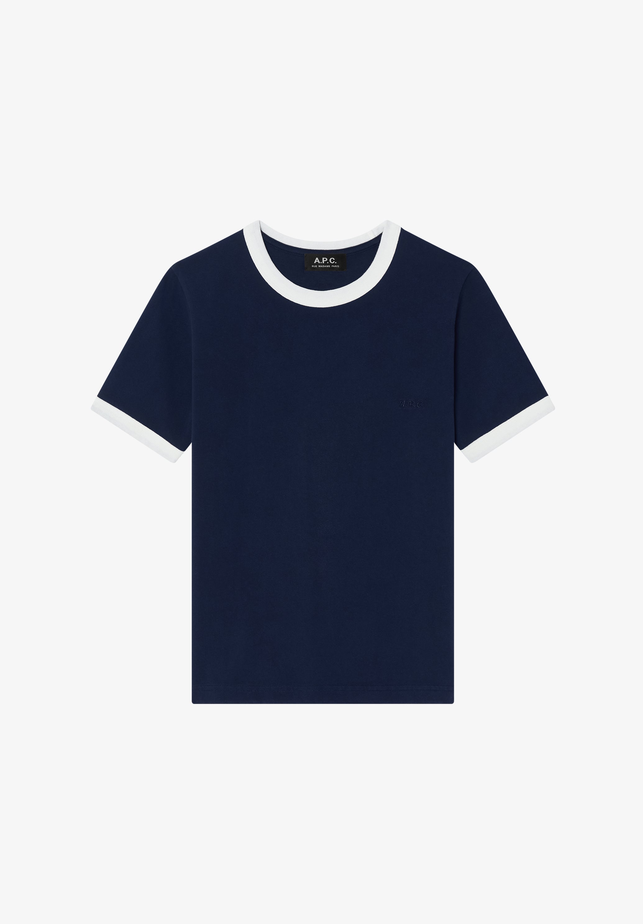 Ringer crop T-shirt - 0