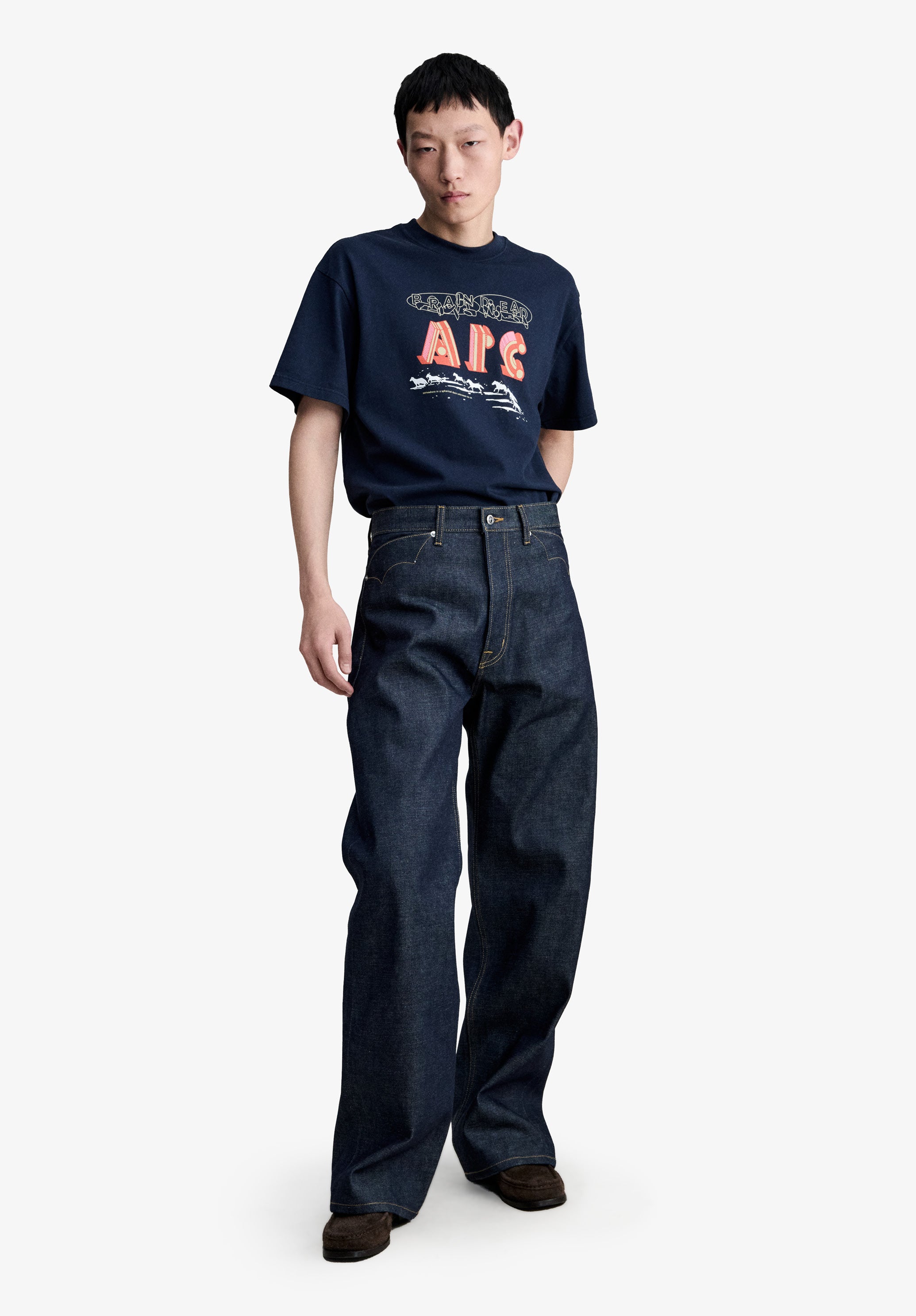 A.P.C. x Brain Dead Type 00 denim pants - 1