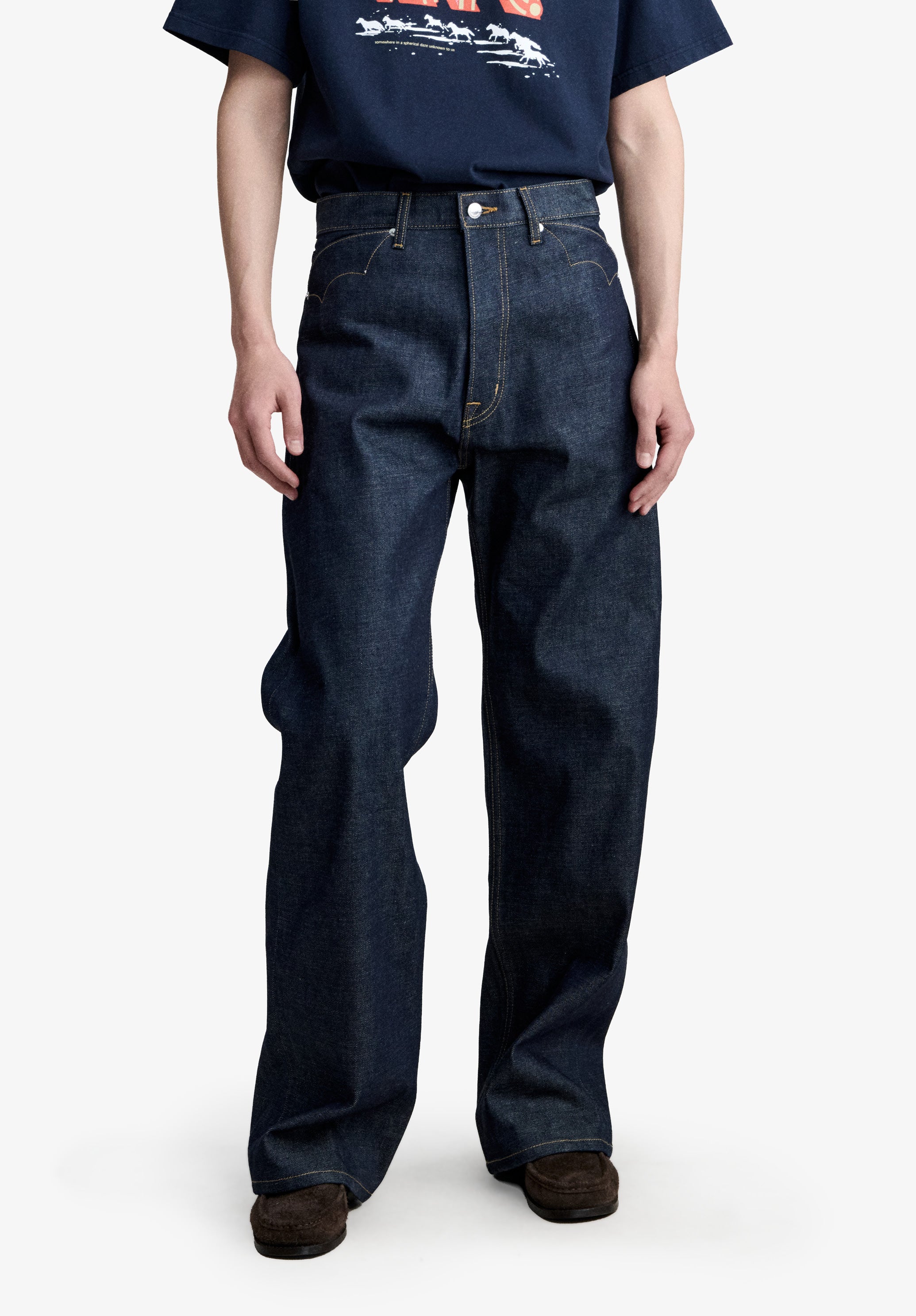 A.P.C. x Brain Dead Type 00 denim pants - 2
