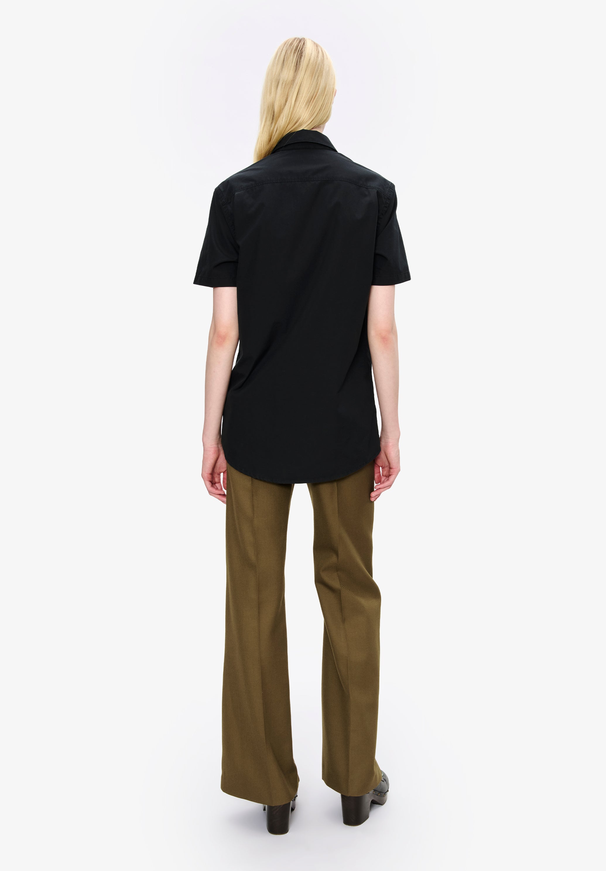 Poplin short-sleeve shirt - 6