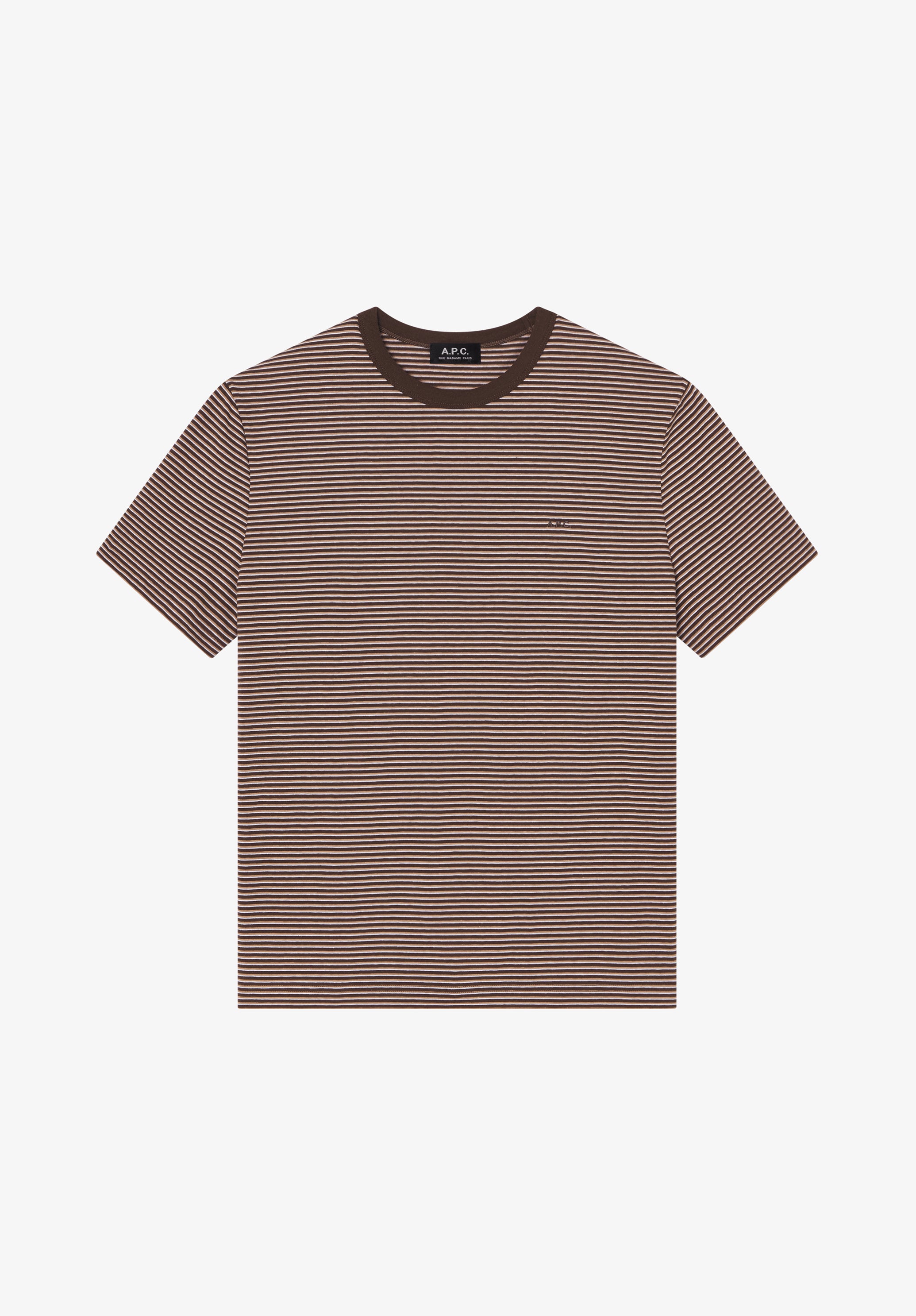 Striped brown t-shirt - 0