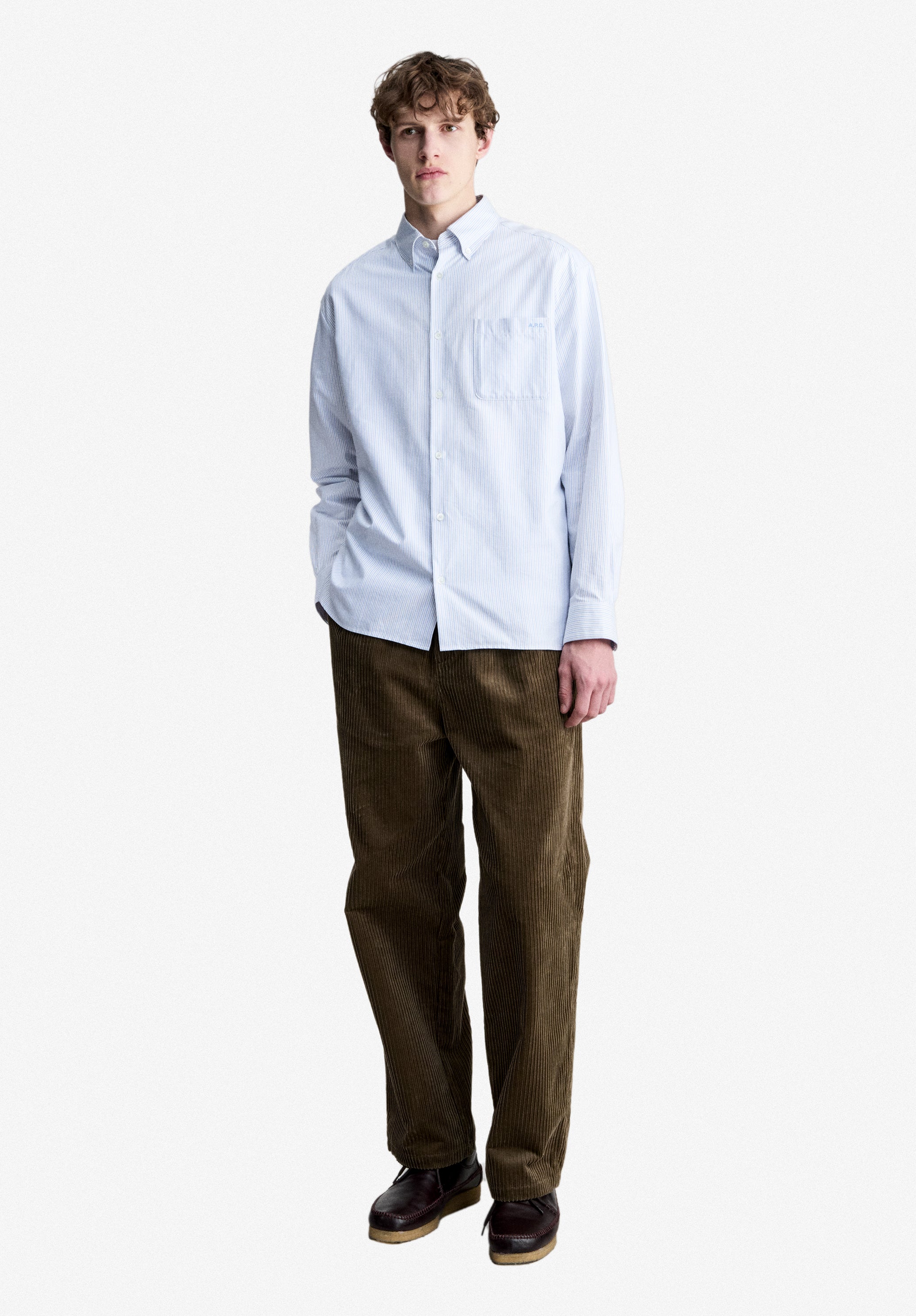 Blue oxford shirt - 1