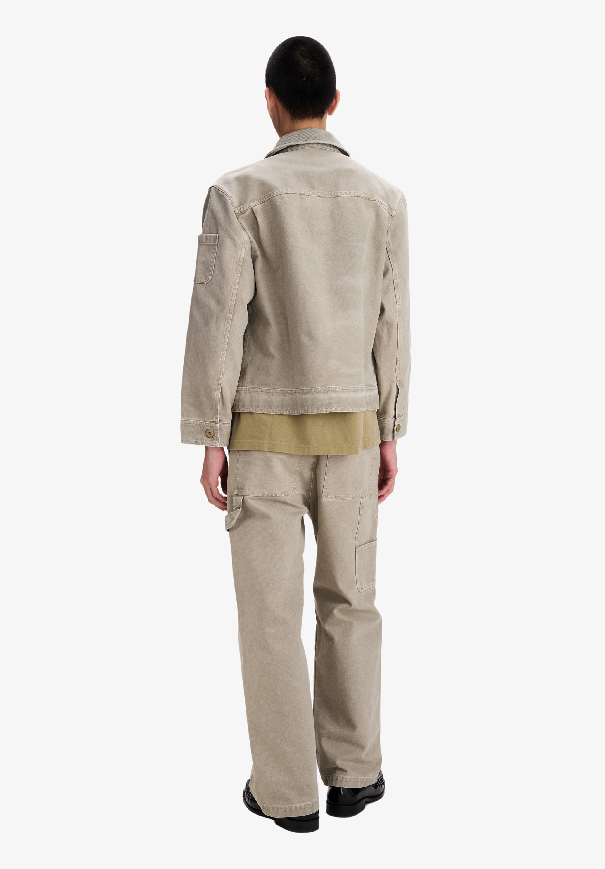 Grey canvas workwear jacket - 2