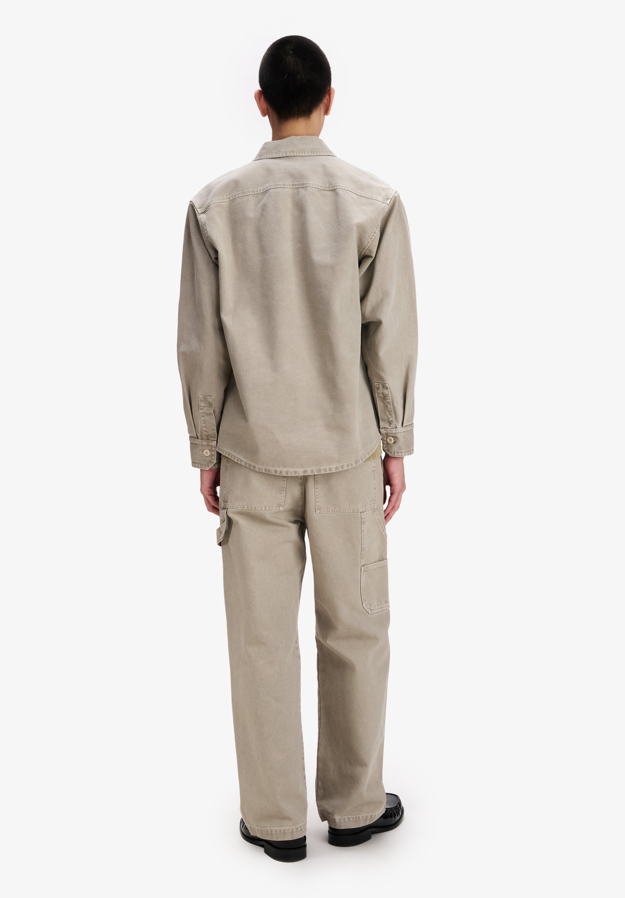 Grey workwear overshirt - 2