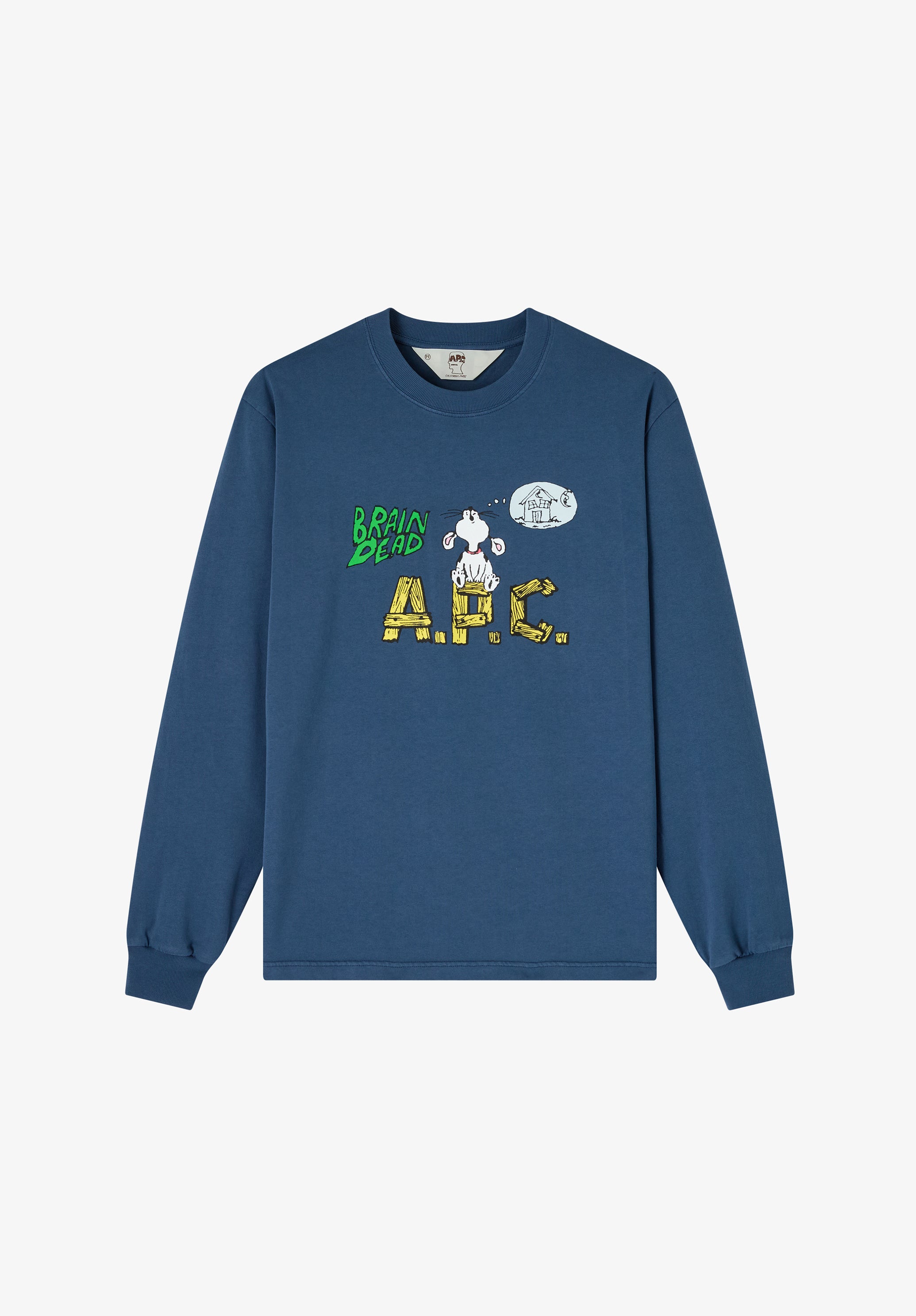 A.P.C. x Brain Dead Homesick long-sleeve T-shirt - 0