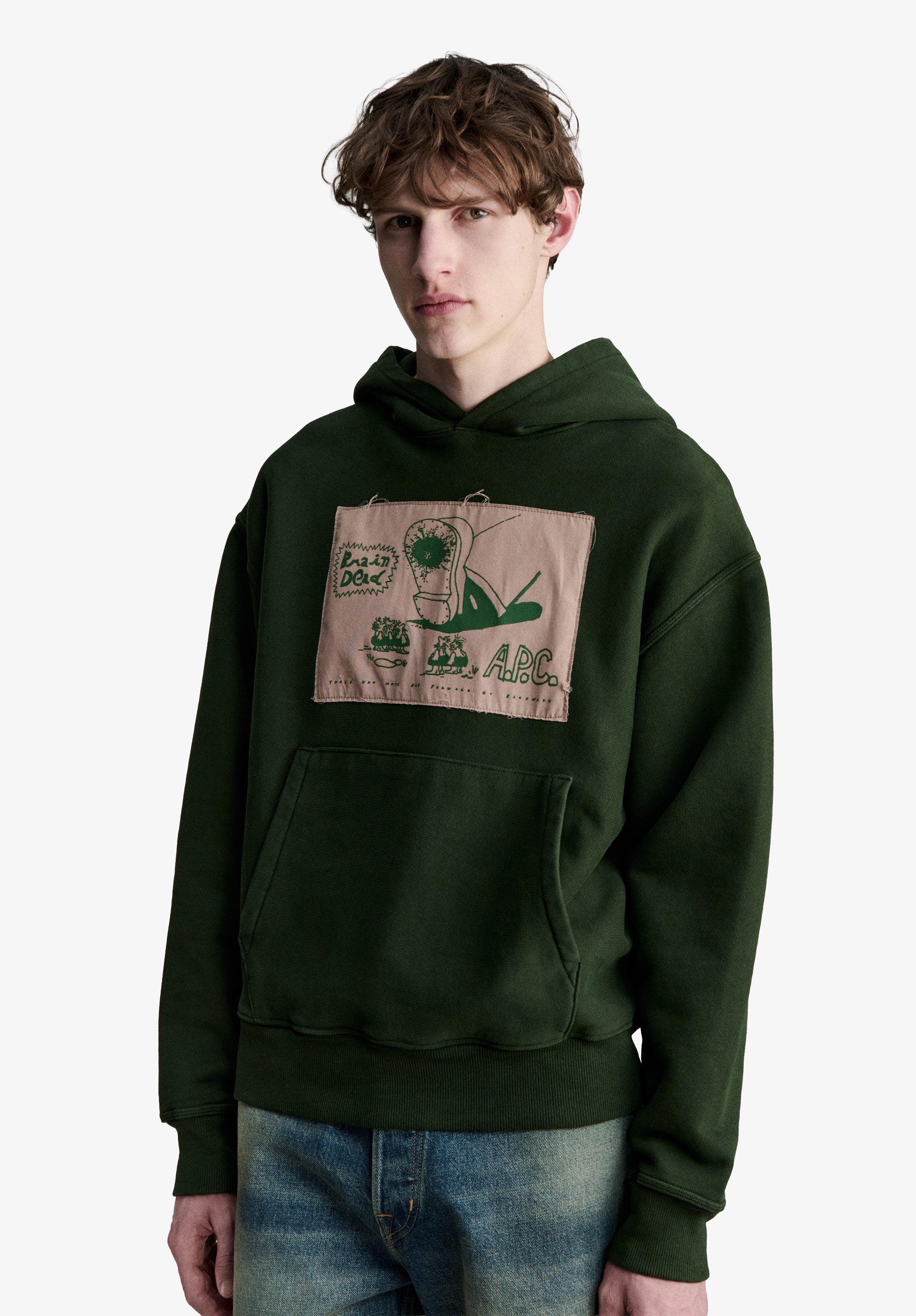 A.P.C. x Brain Dead Stomp hoodie - 2