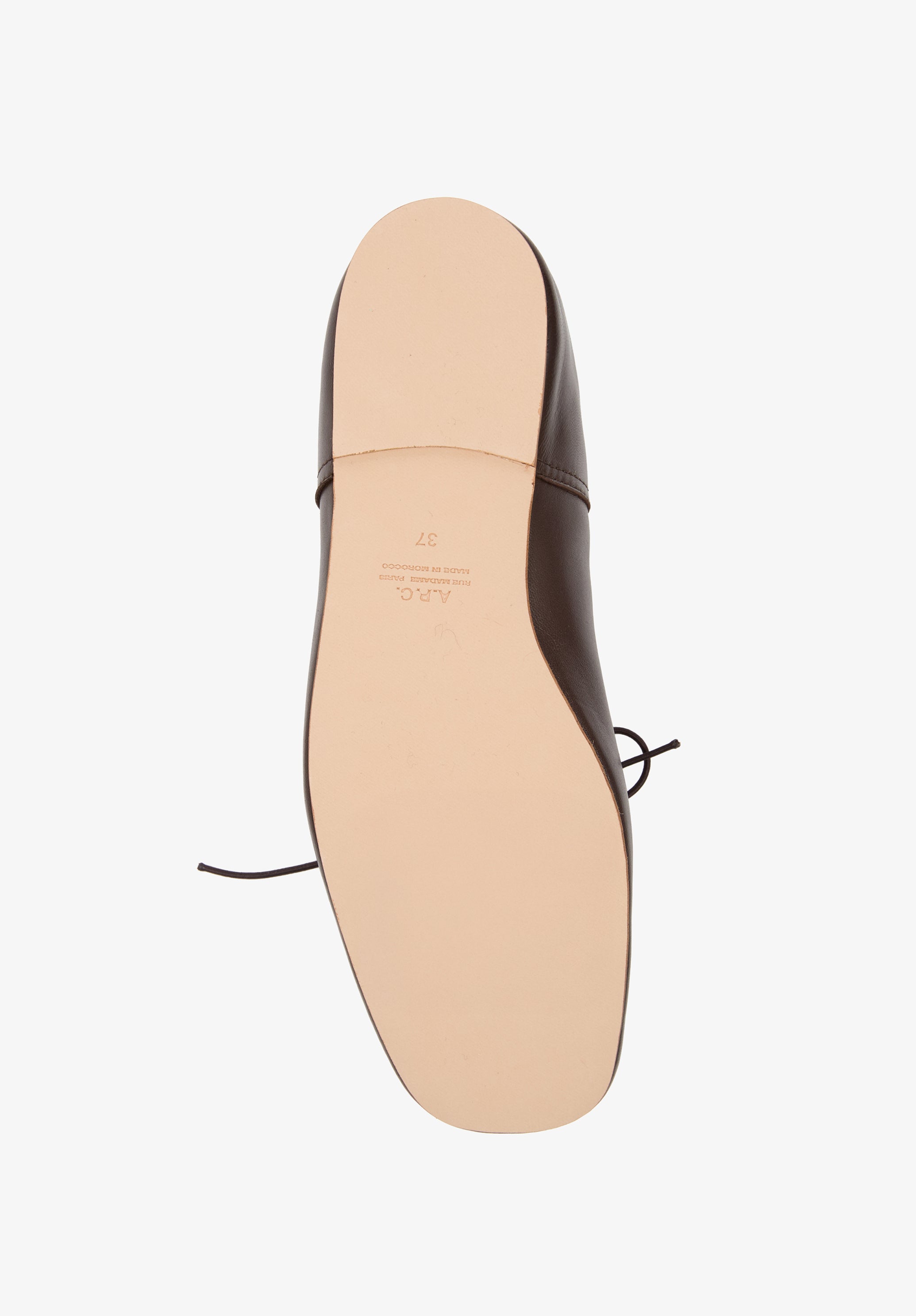 Ballet flats in smooth leather - 4