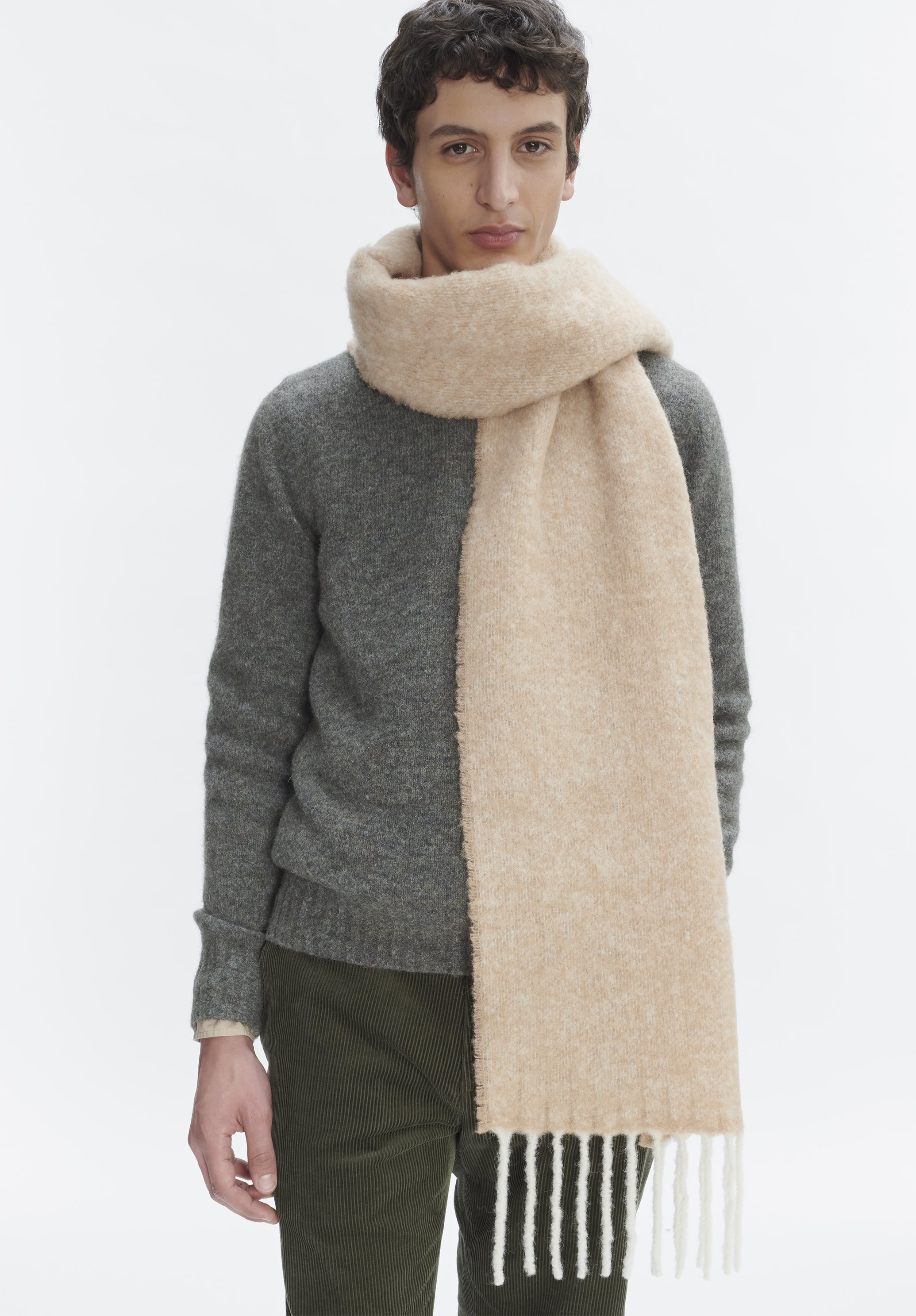 Alix embroidered scarf - 1