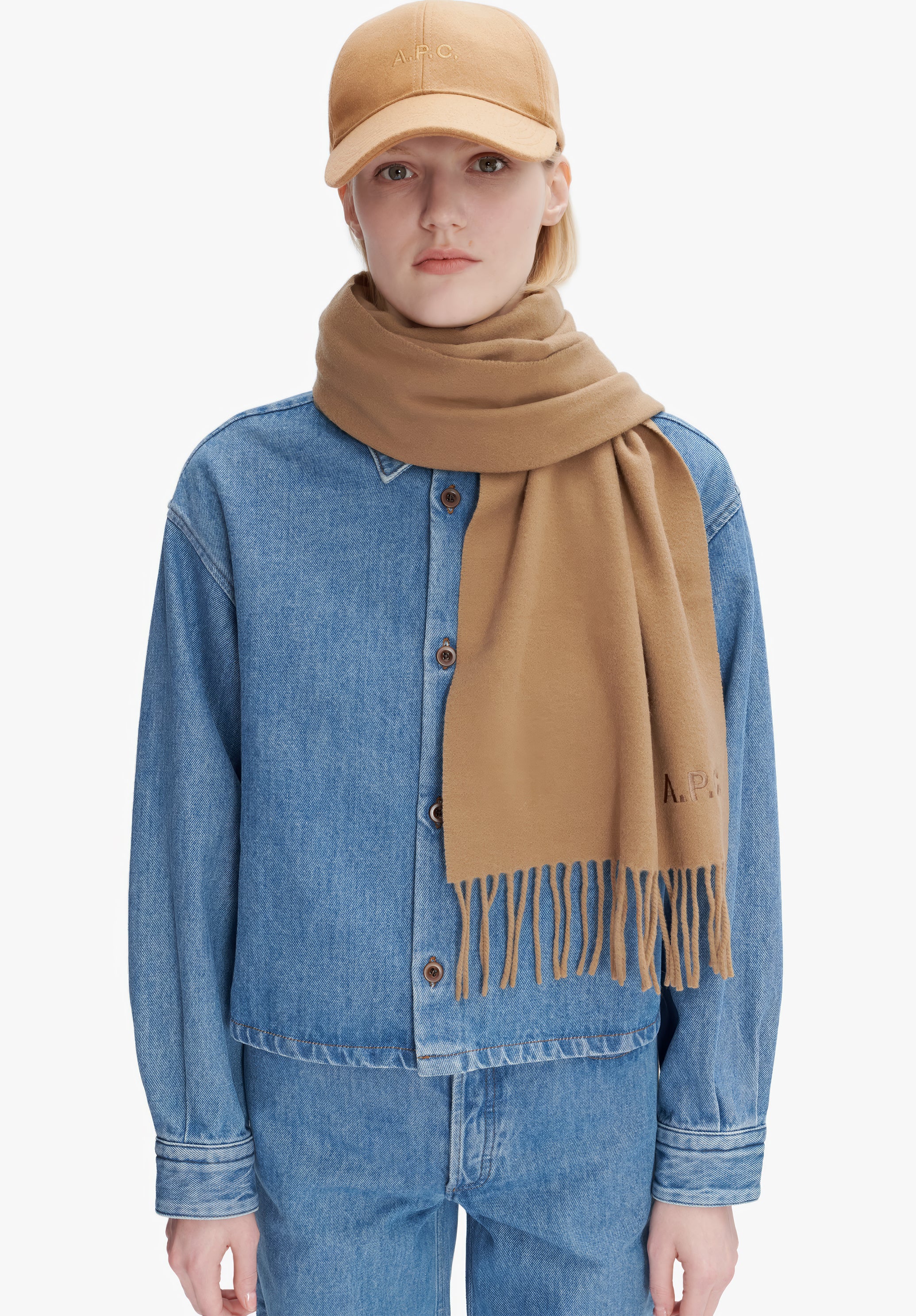 Alix embroidered scarf - 5