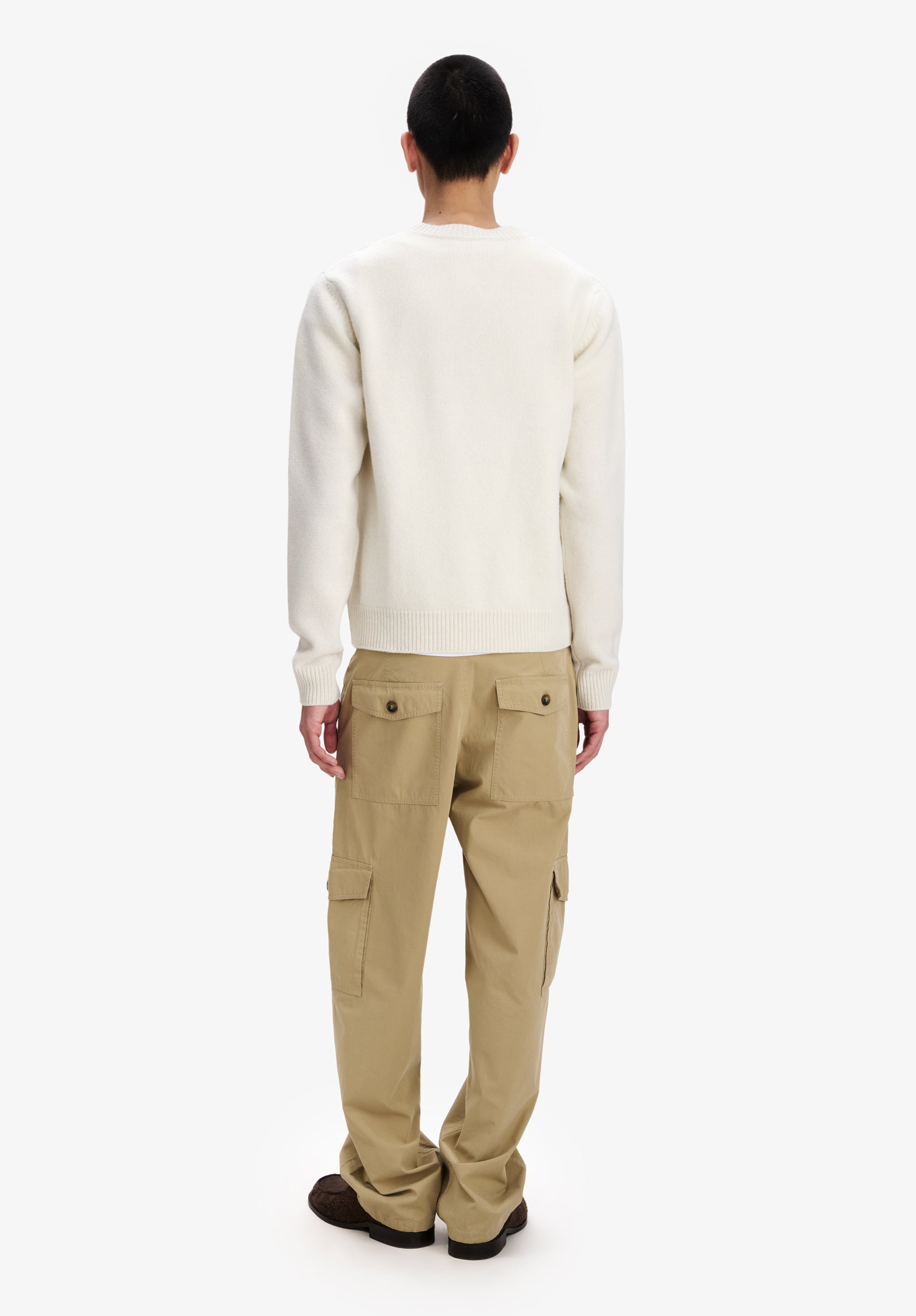Loose ecru wool sweater - 2