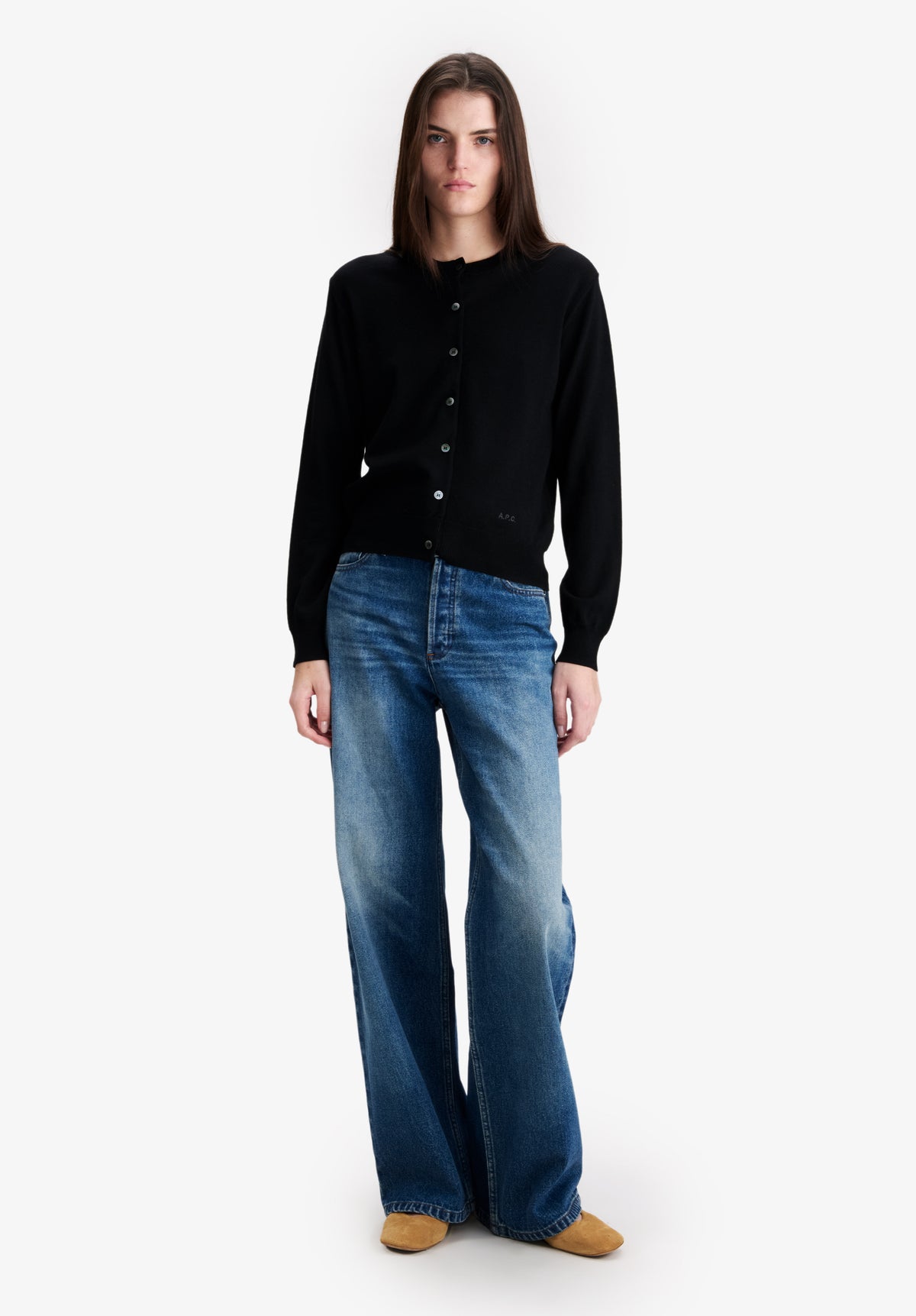 Merino wool cardigan - 1