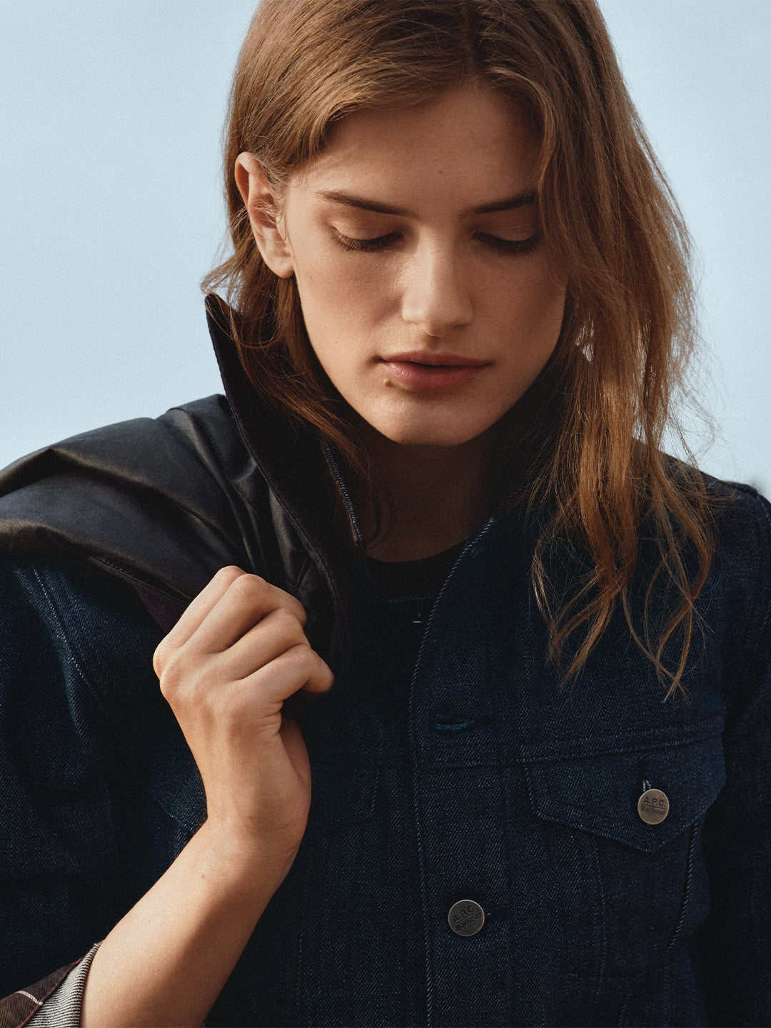 Denim Trucker Jacket A.P.C X Barbour
