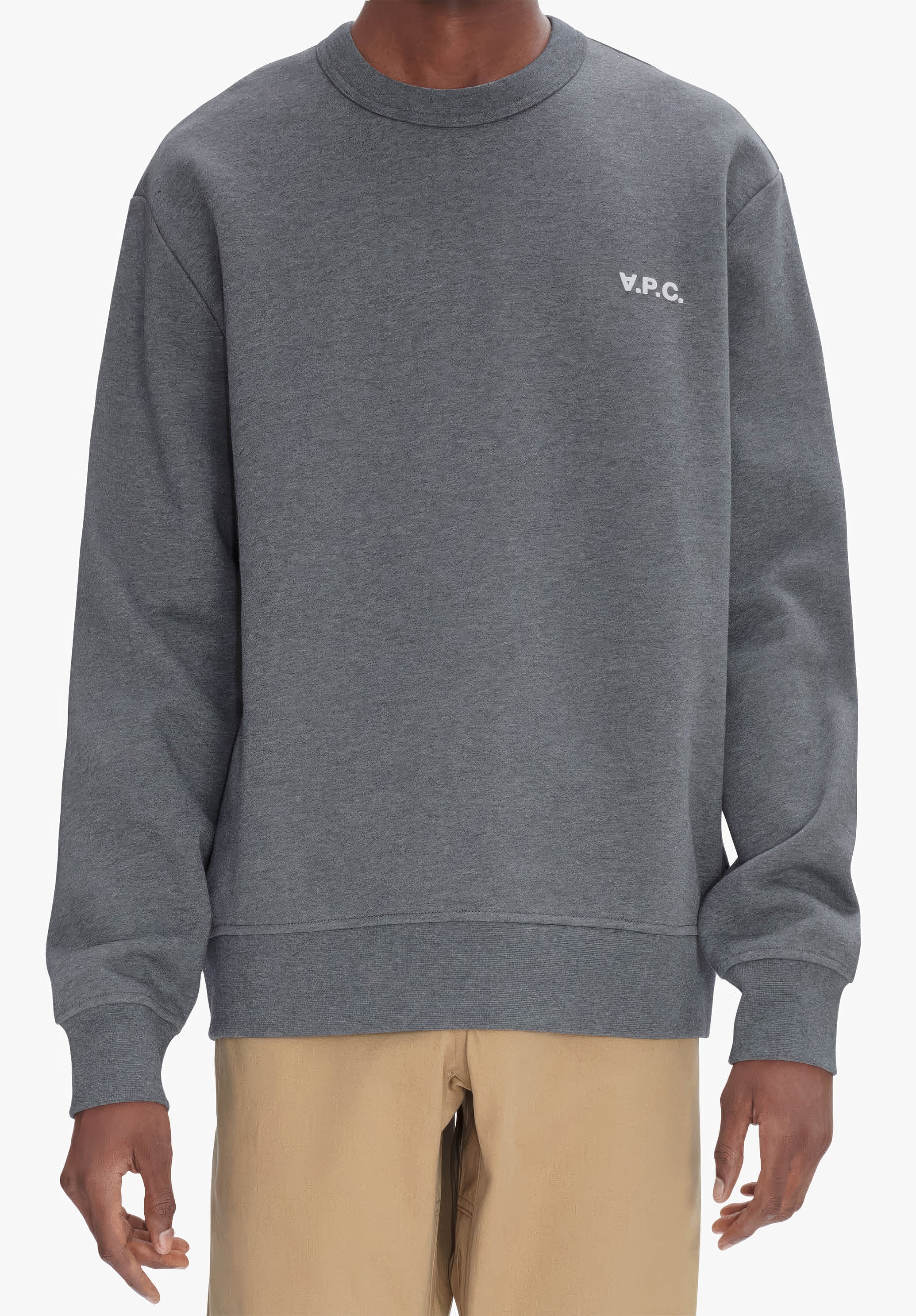 A.P.C｜ (SWEAT BOXY PETIT VPC (COHBR H27916 TPR)) Boxy Petit VPC sweatshirt | Napped organic fleece | A.P.C.