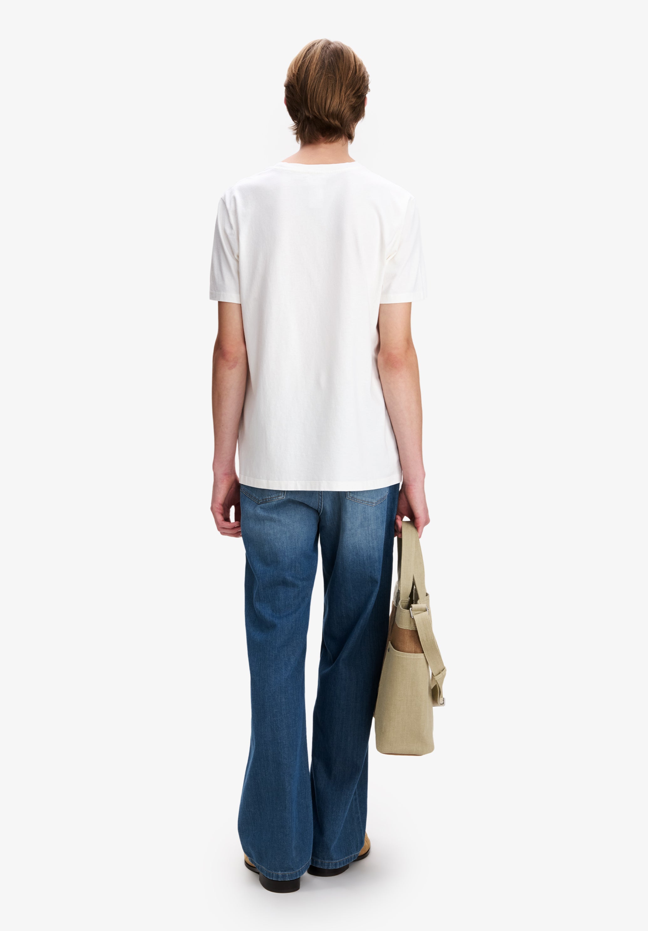 Off-white t-shirt with A.P.C. Rue Madame logo - 2