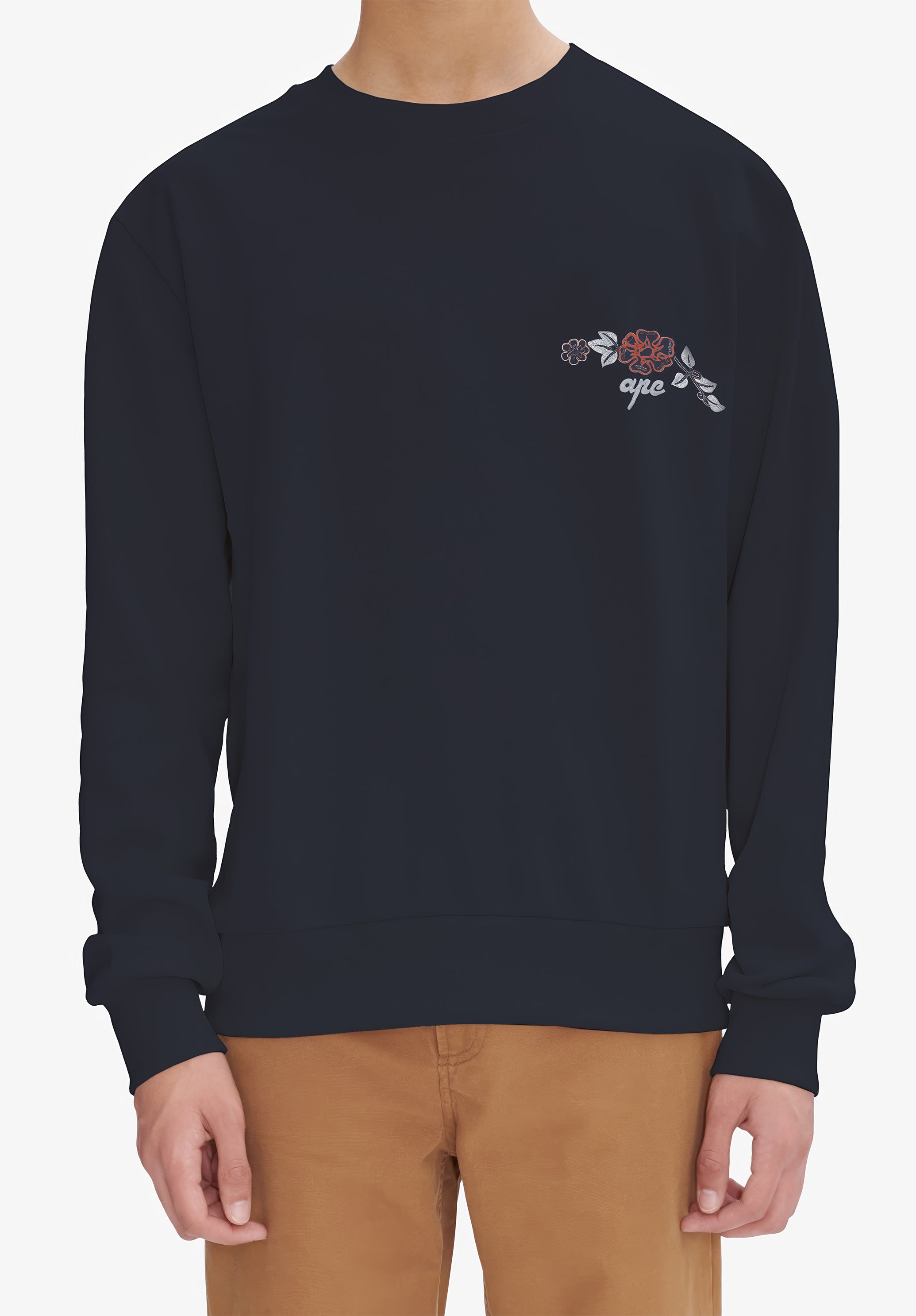 【送料関税込】A.P.C. Tyler Floral Logo Crew Sweatshirt Tyler sweatshirt | A.P.C.