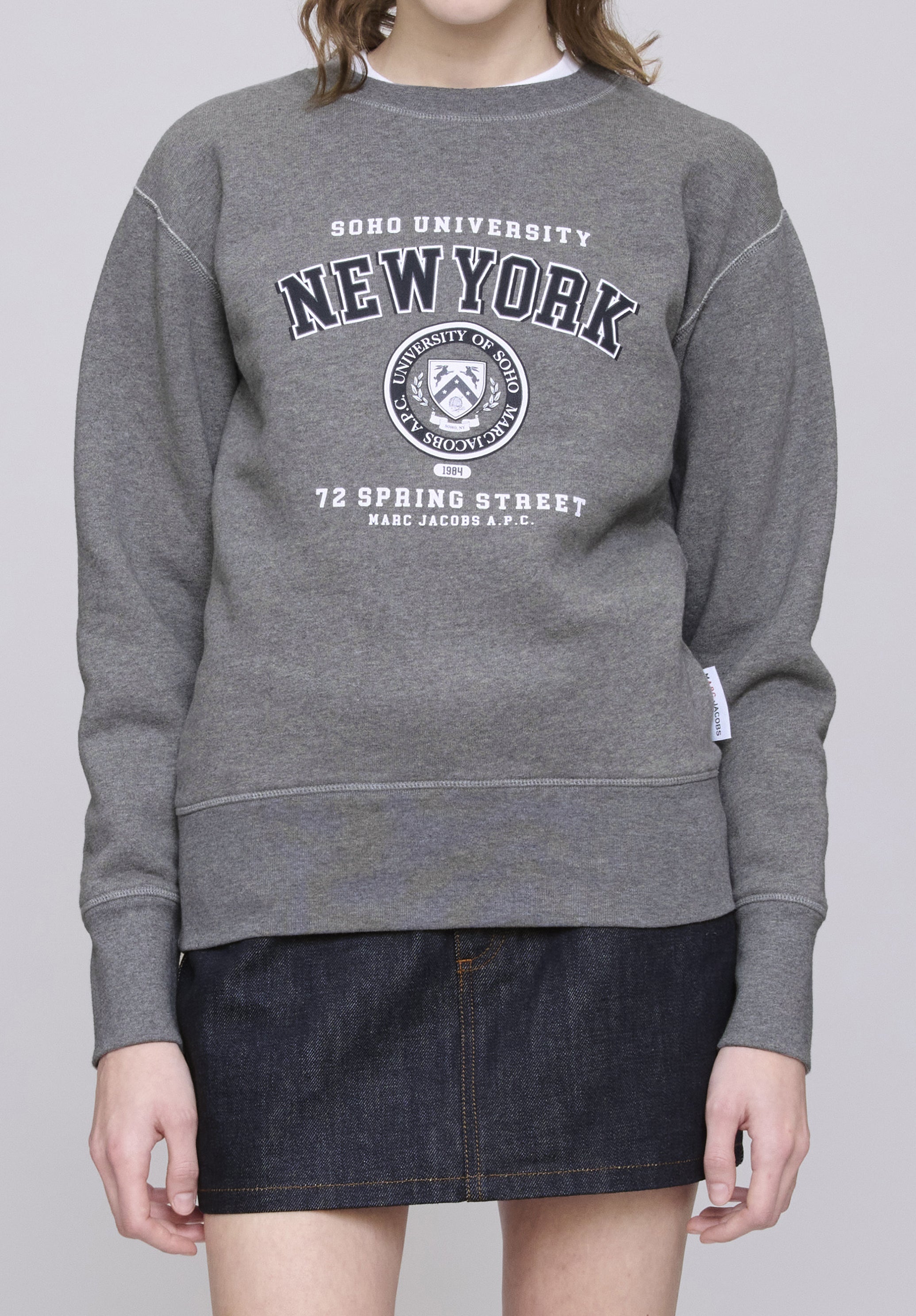 A.P.C. Marc Jacobs. The Shrunken NY Crewneck - 4