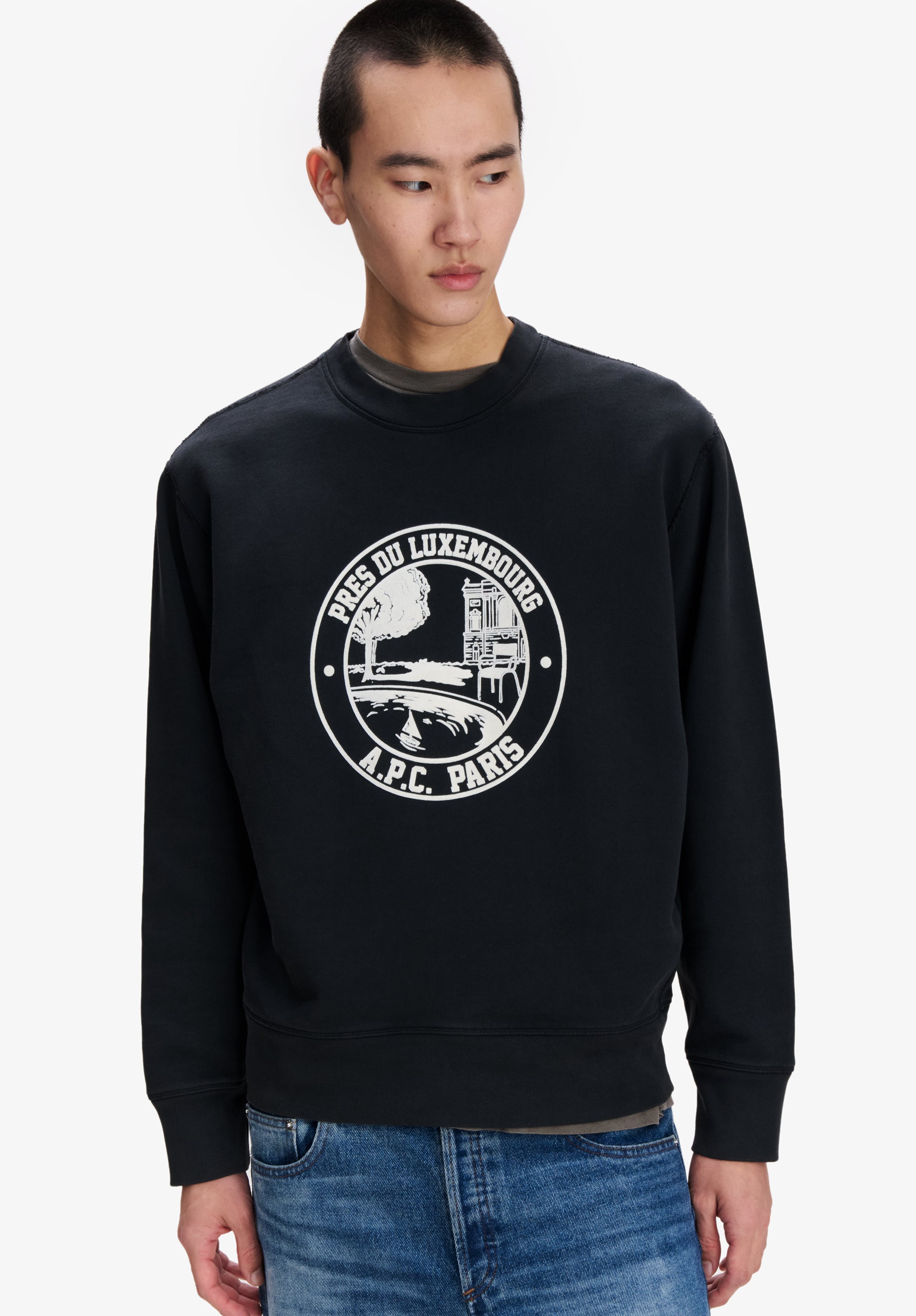 Black sweatshirt with garden logo - 3