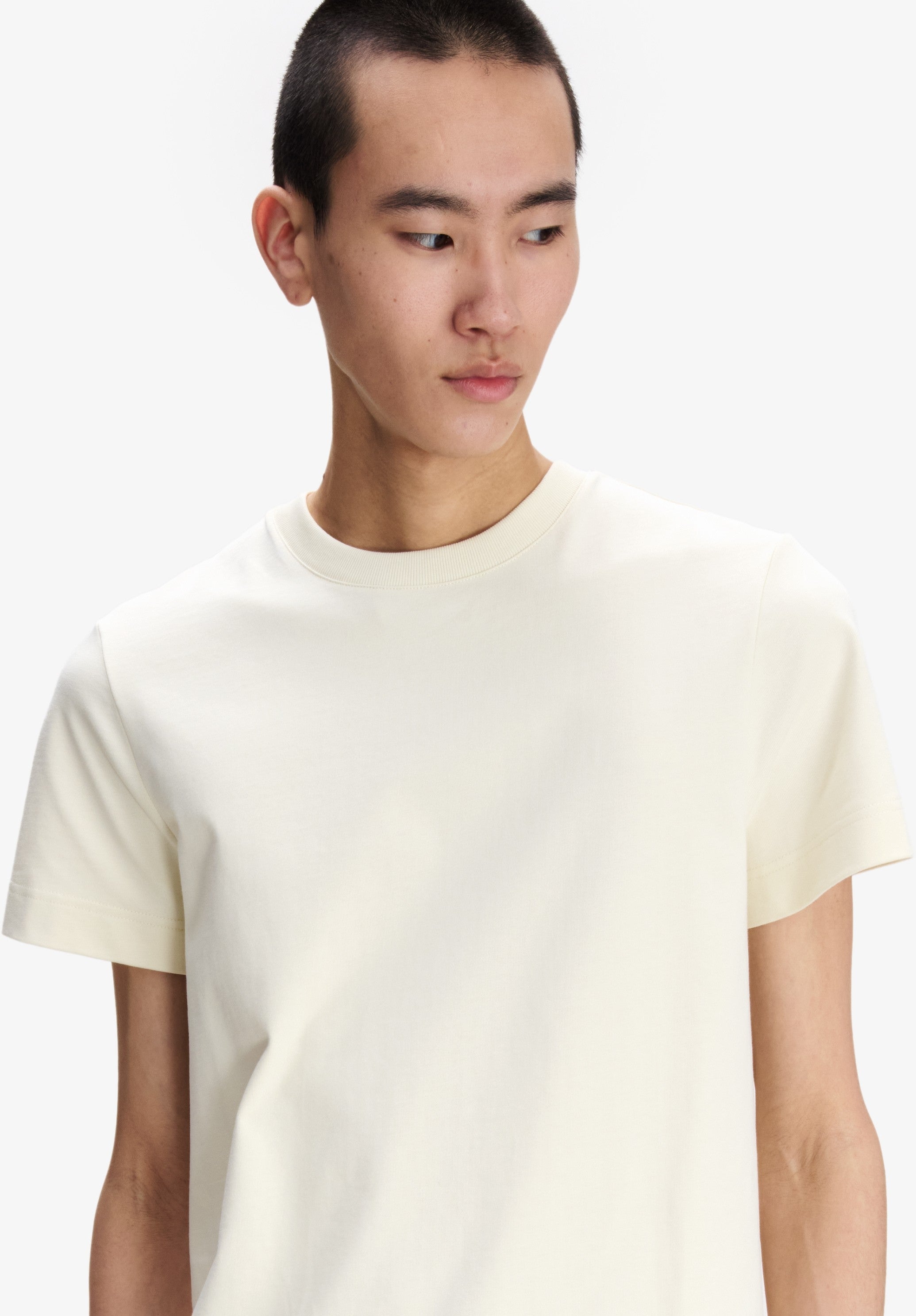 Weißes T-Shirt aus Bio-Baumwolle