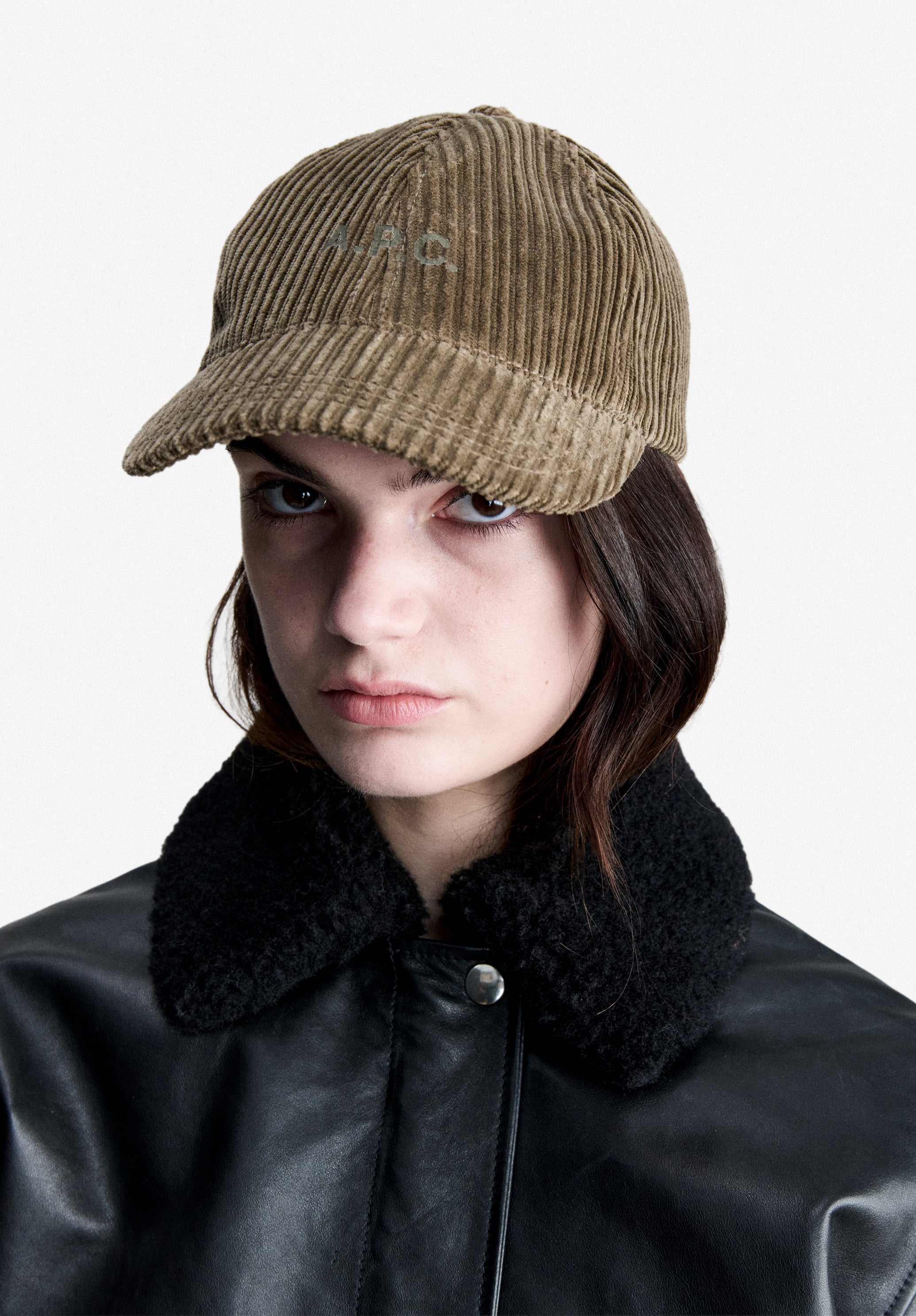 Corduroy baseball cap - 1