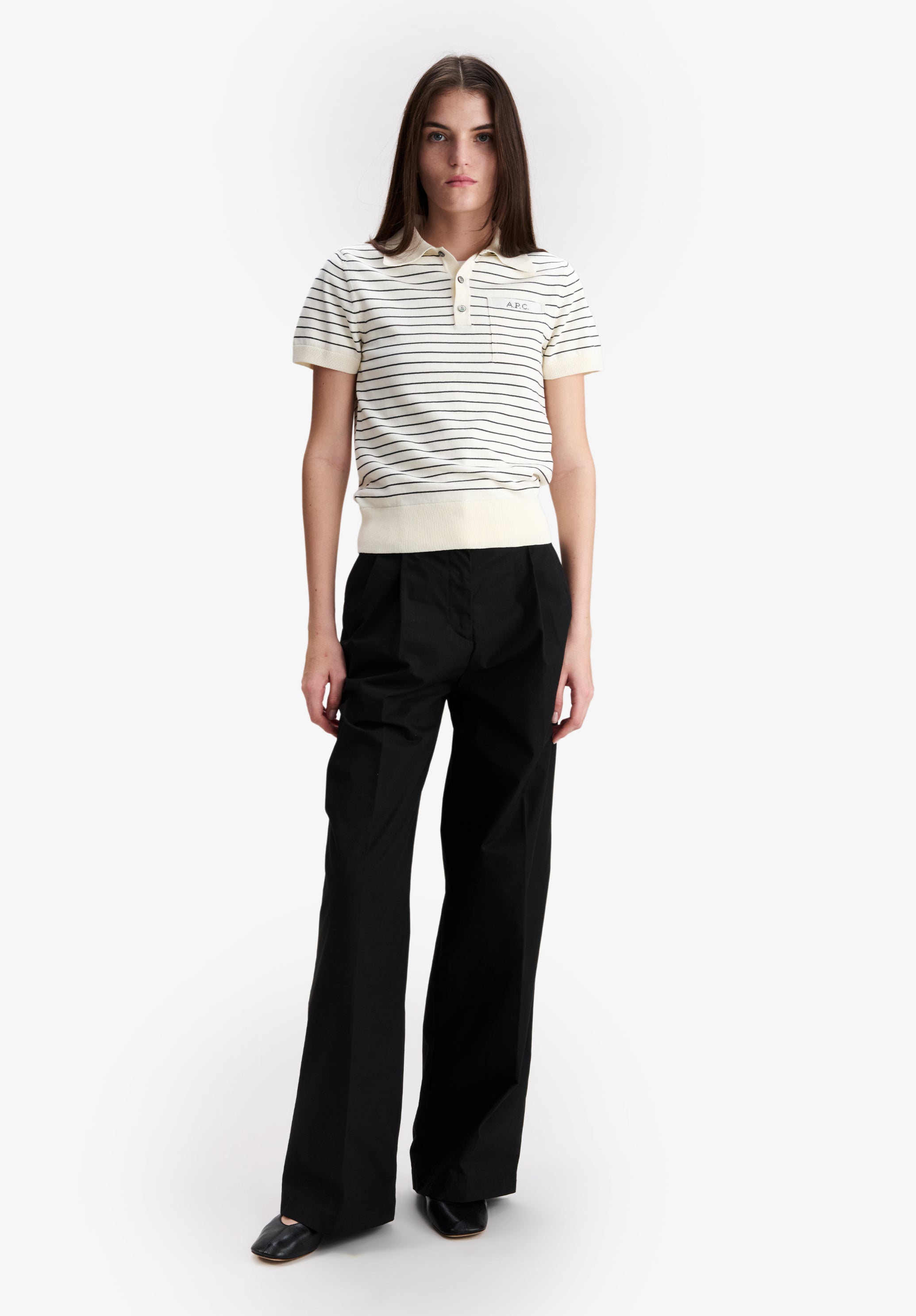 Straight trousers for women, high wasted pants | A.P.C.