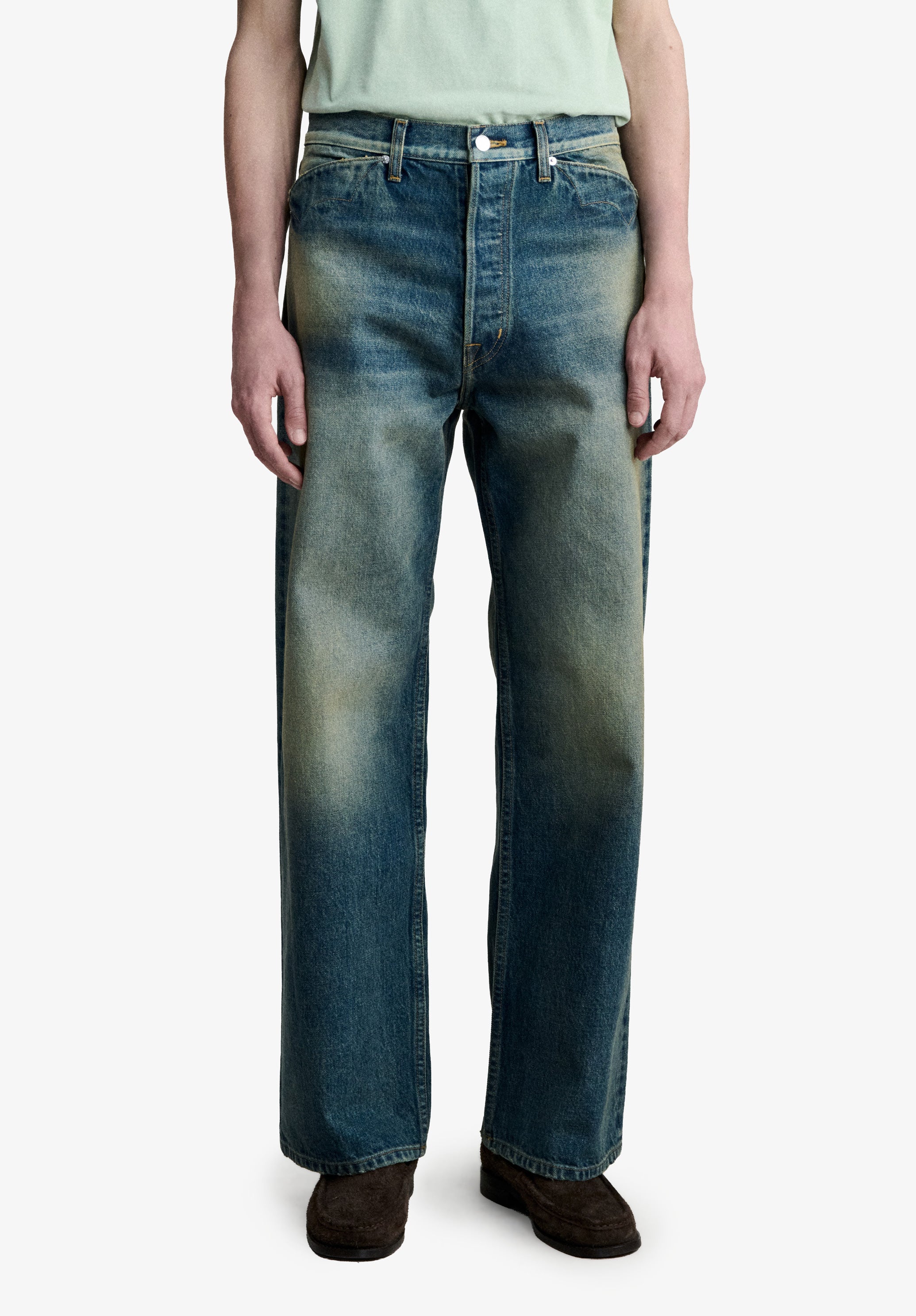 A.P.C. x Brain Dead Type 00 selvedge denim pants