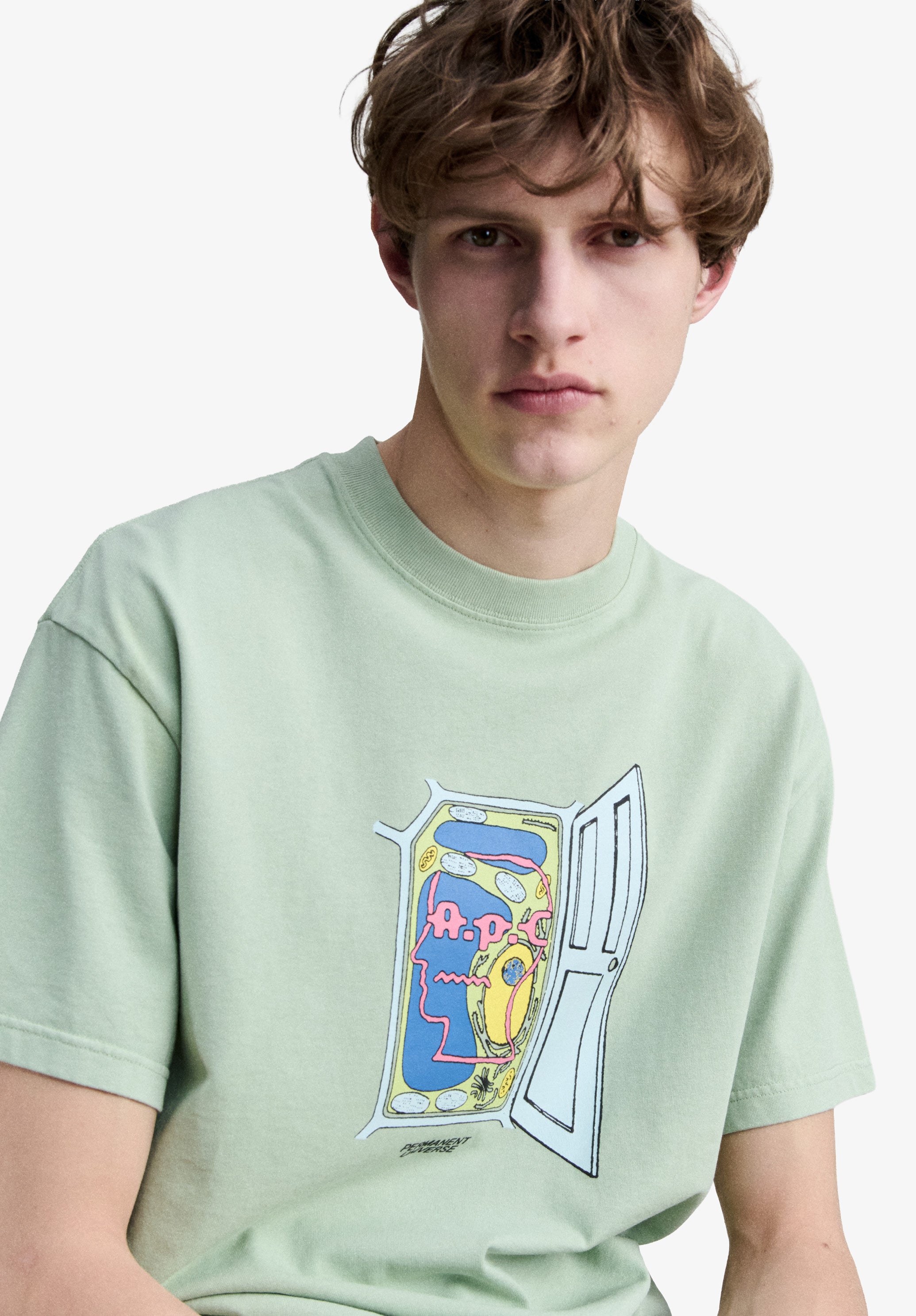 A.P.C. x Brain Dead Permanent Universe T-shirt