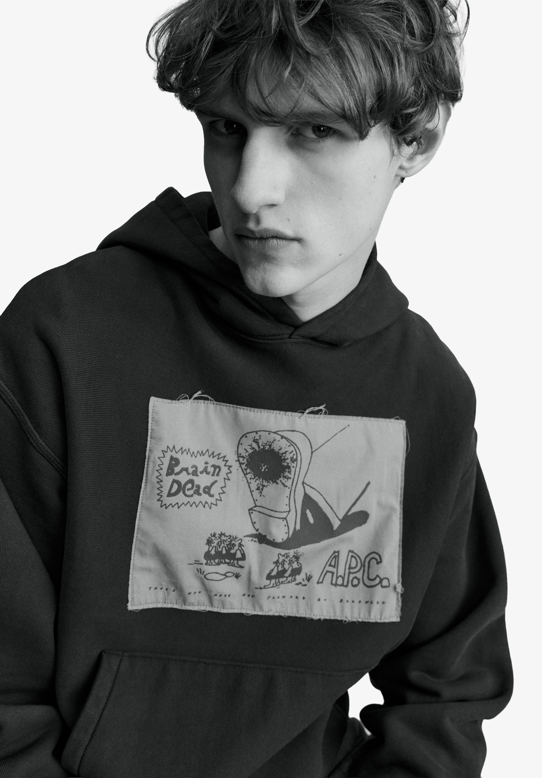 A.P.C. x Brain Dead Stomp hoodie - 4