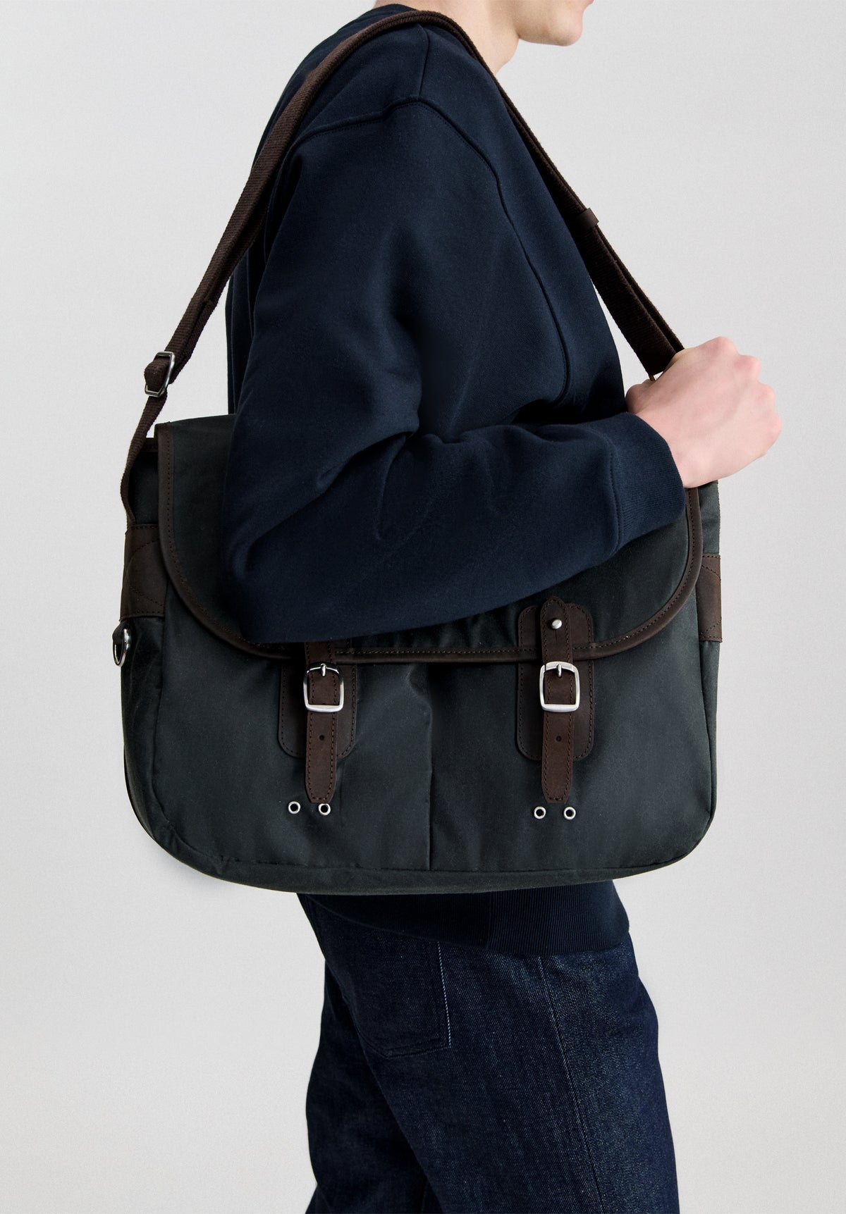 Wax Tarras Bag A.P.C X Barbour