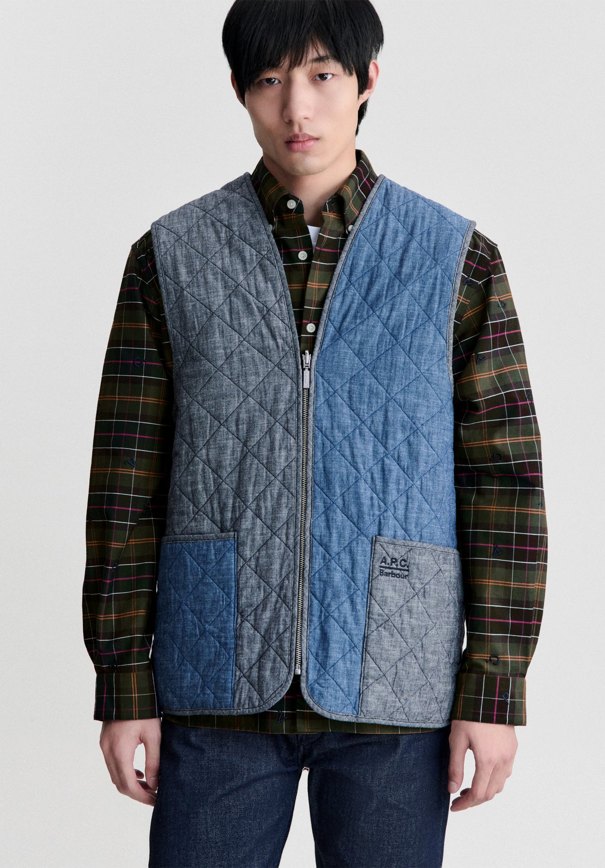 Zip-In Quilt Liner A.P.C X Barbour
