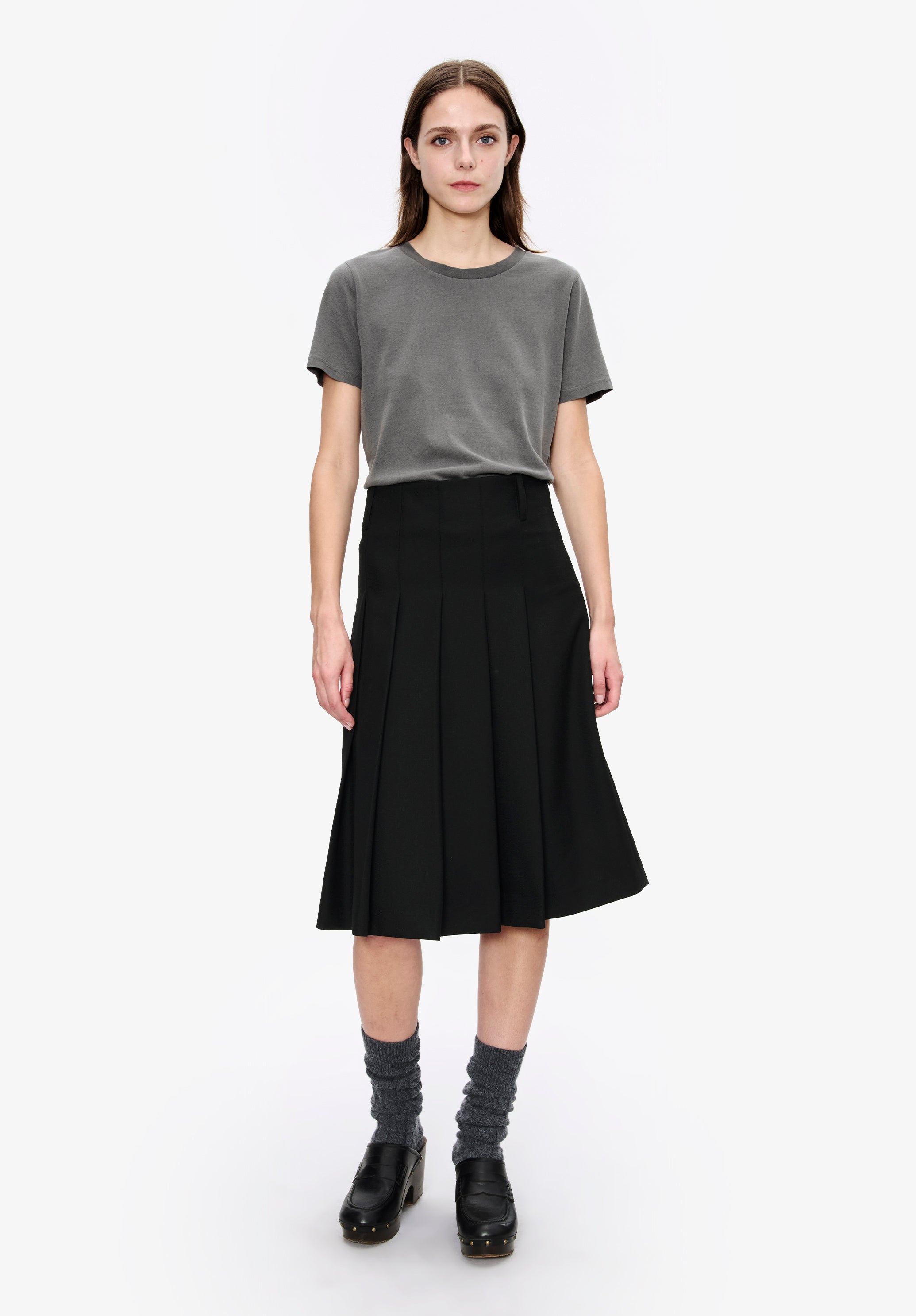 Long pleated skirt | A.P.C.