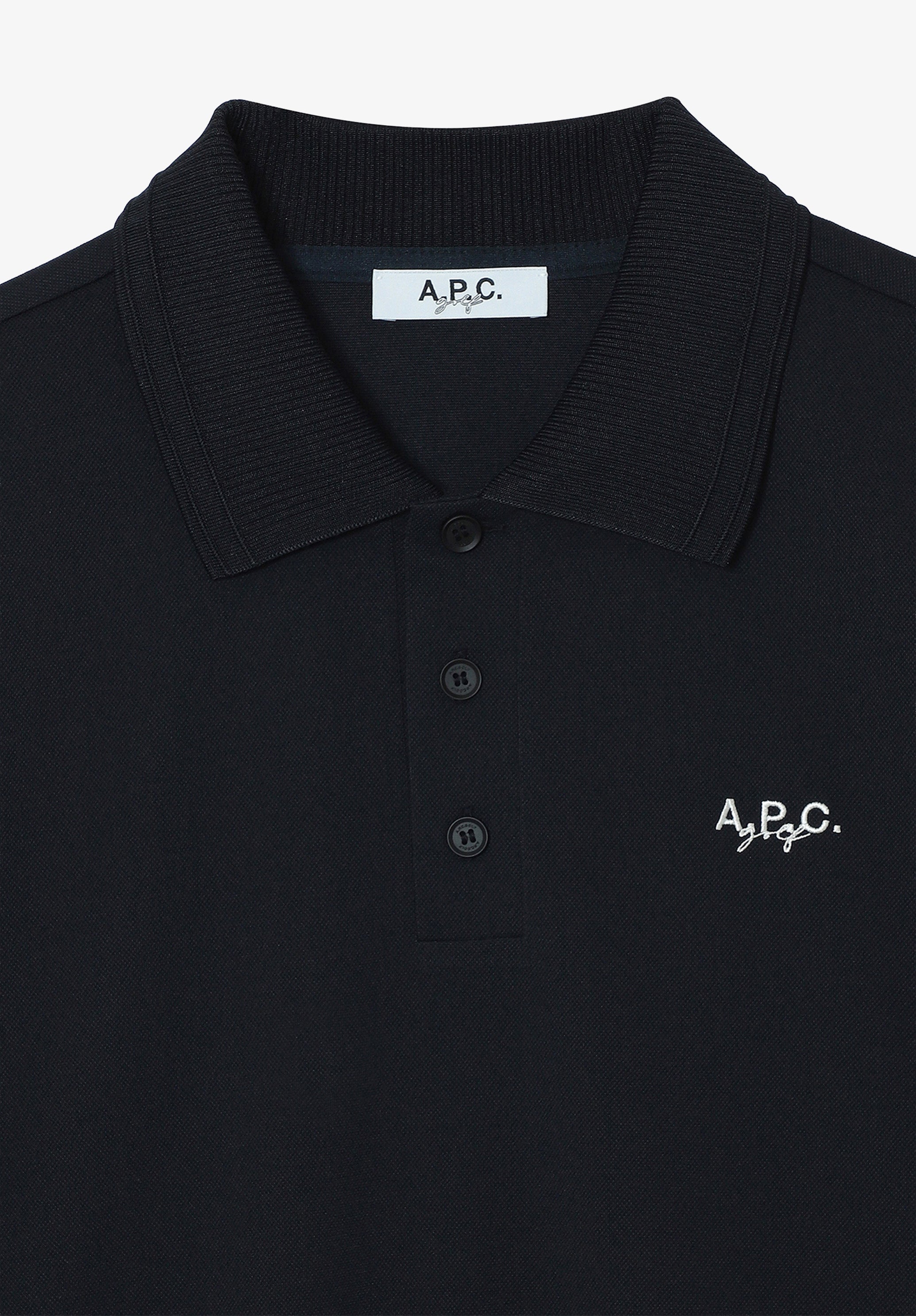 A.P.C. Golf logo polo shirt - 4