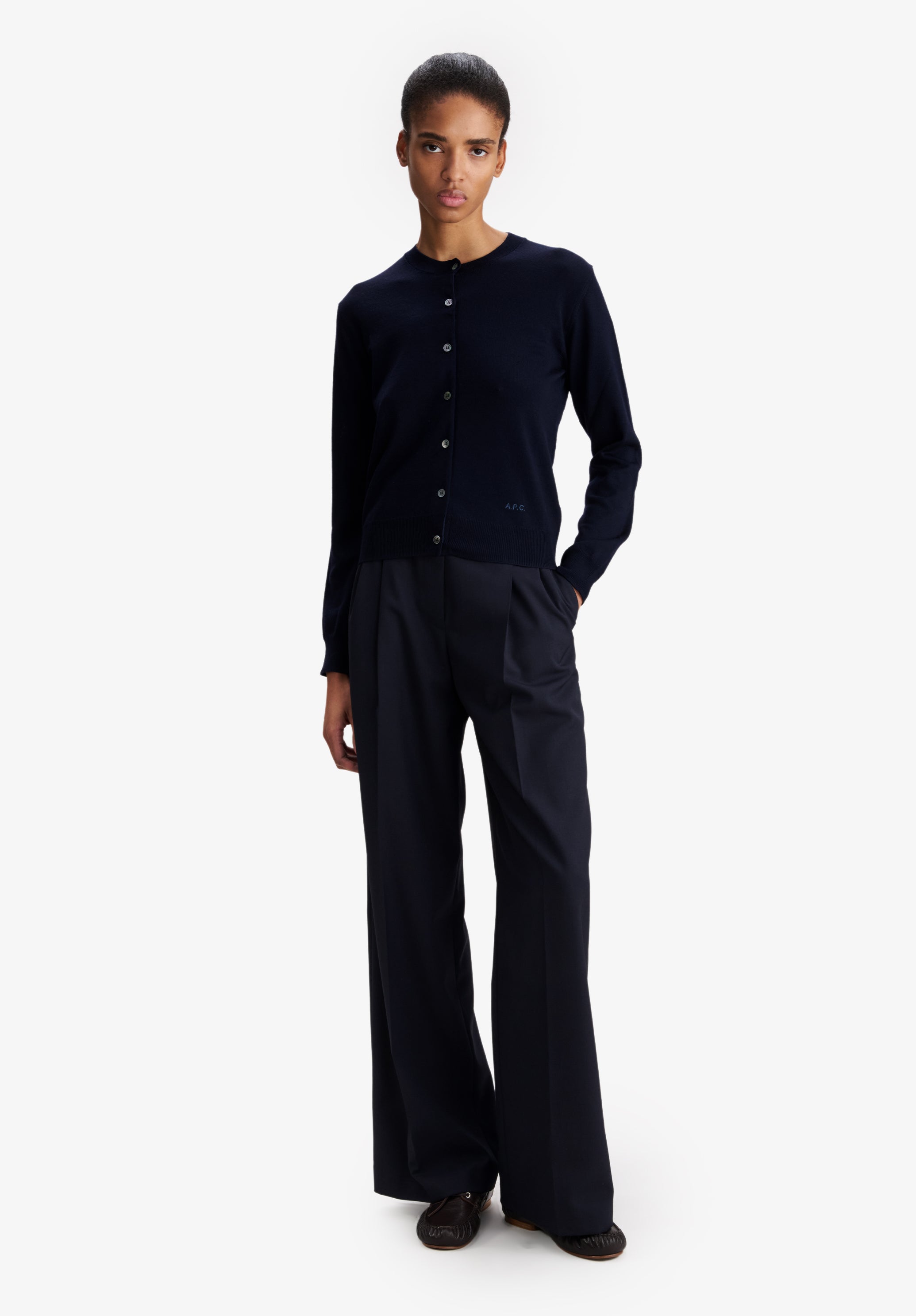 Straight trousers for women, high wasted pants | A.P.C.