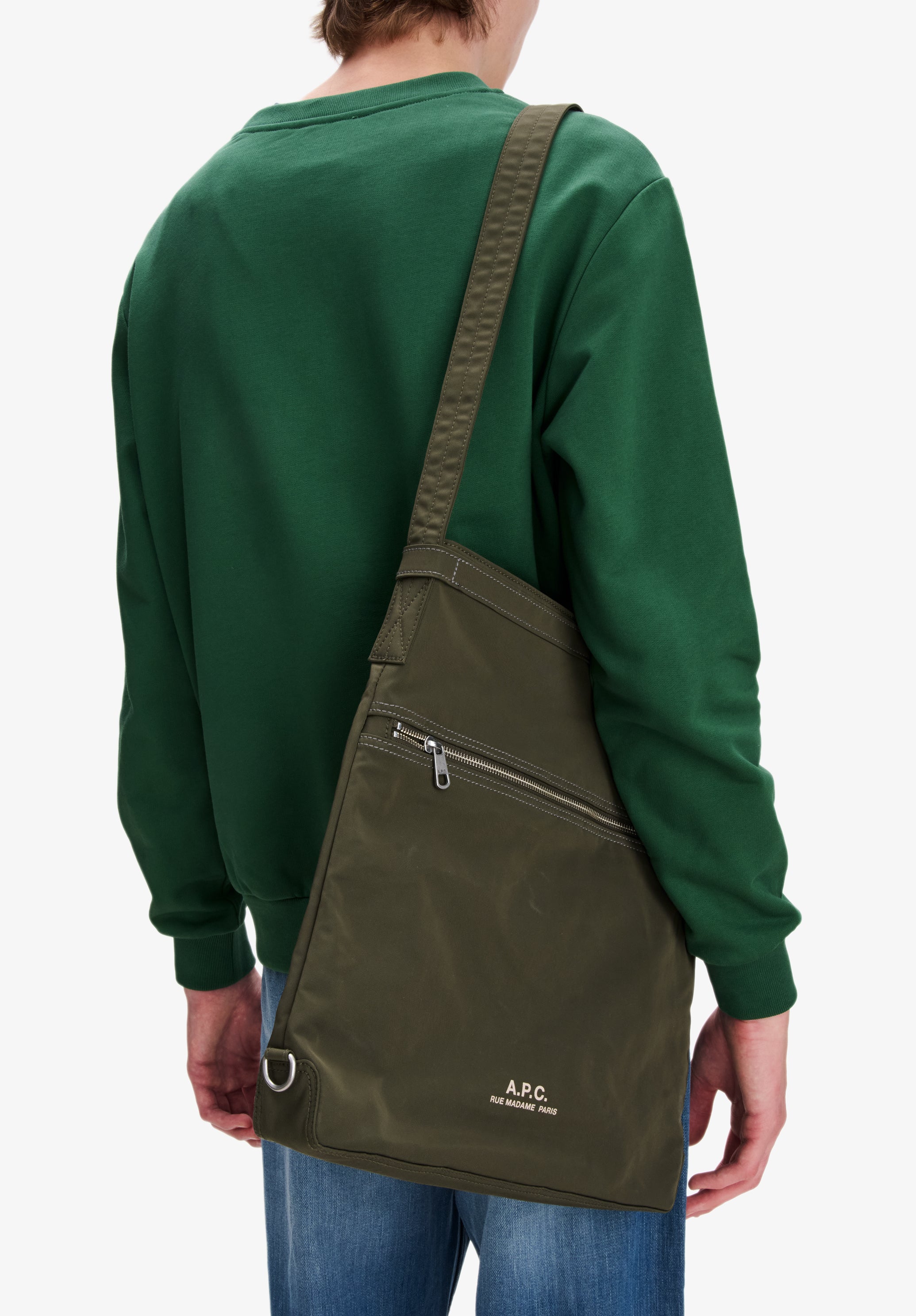 バッグ Archive A.P.C Suede Leather Sling Bag Archive crossbody bag | A.P.C.