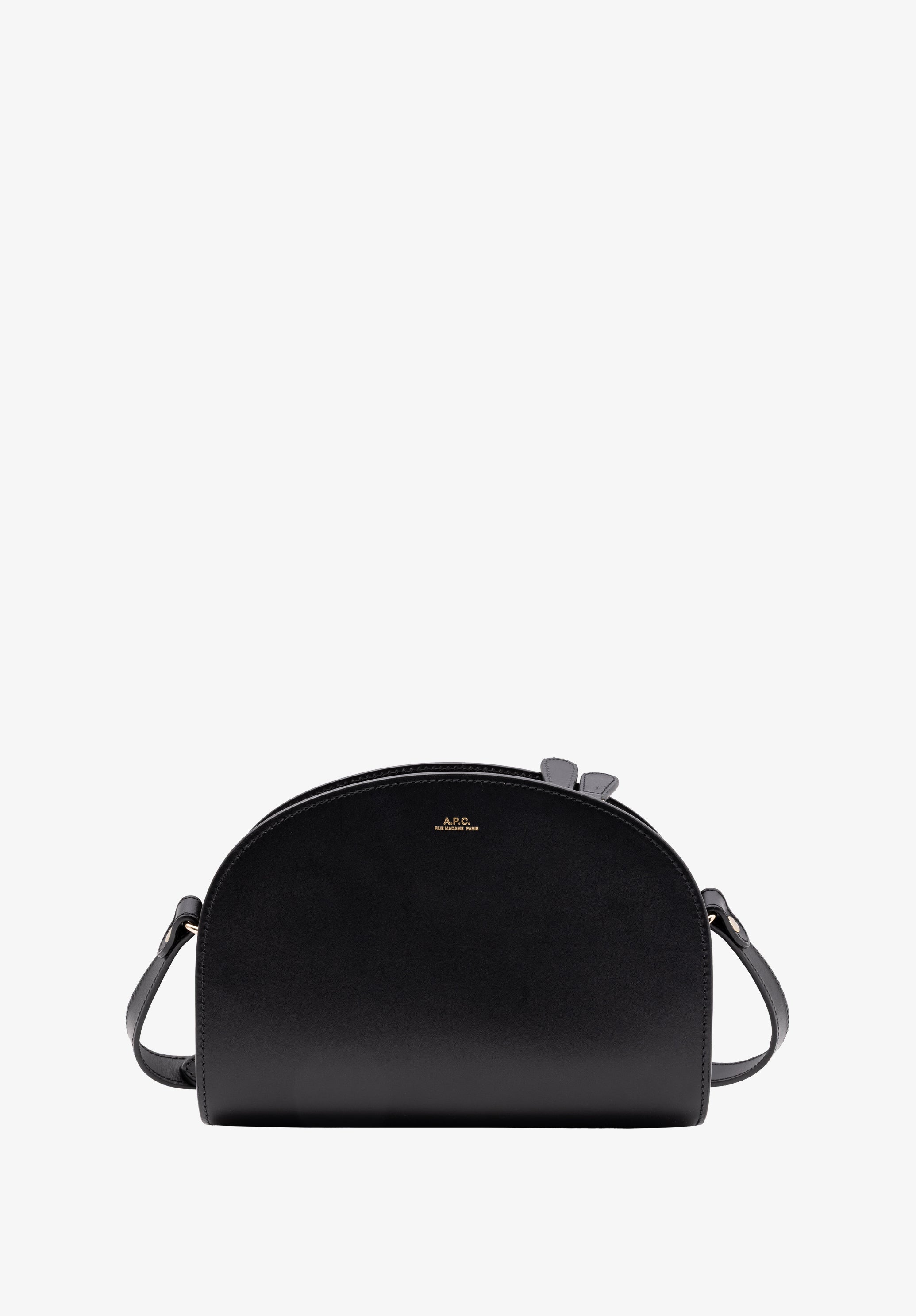 A.P.C. compact denti luna mini ブラック A.P.C. (アーペーセー) COMPACT DEMI-LUNE Noir / コンパクトウォレット