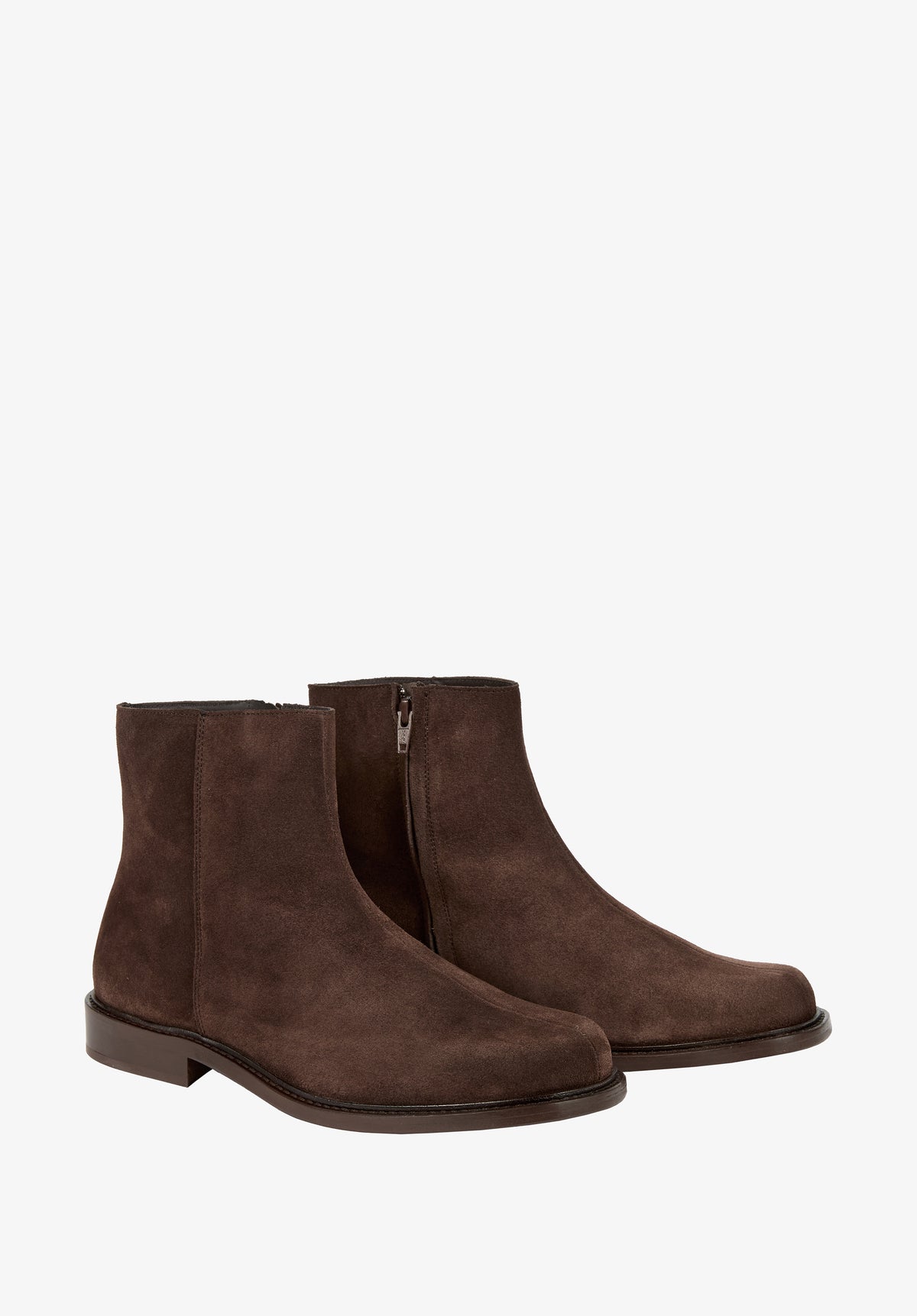 Suede split ankle boots - 2