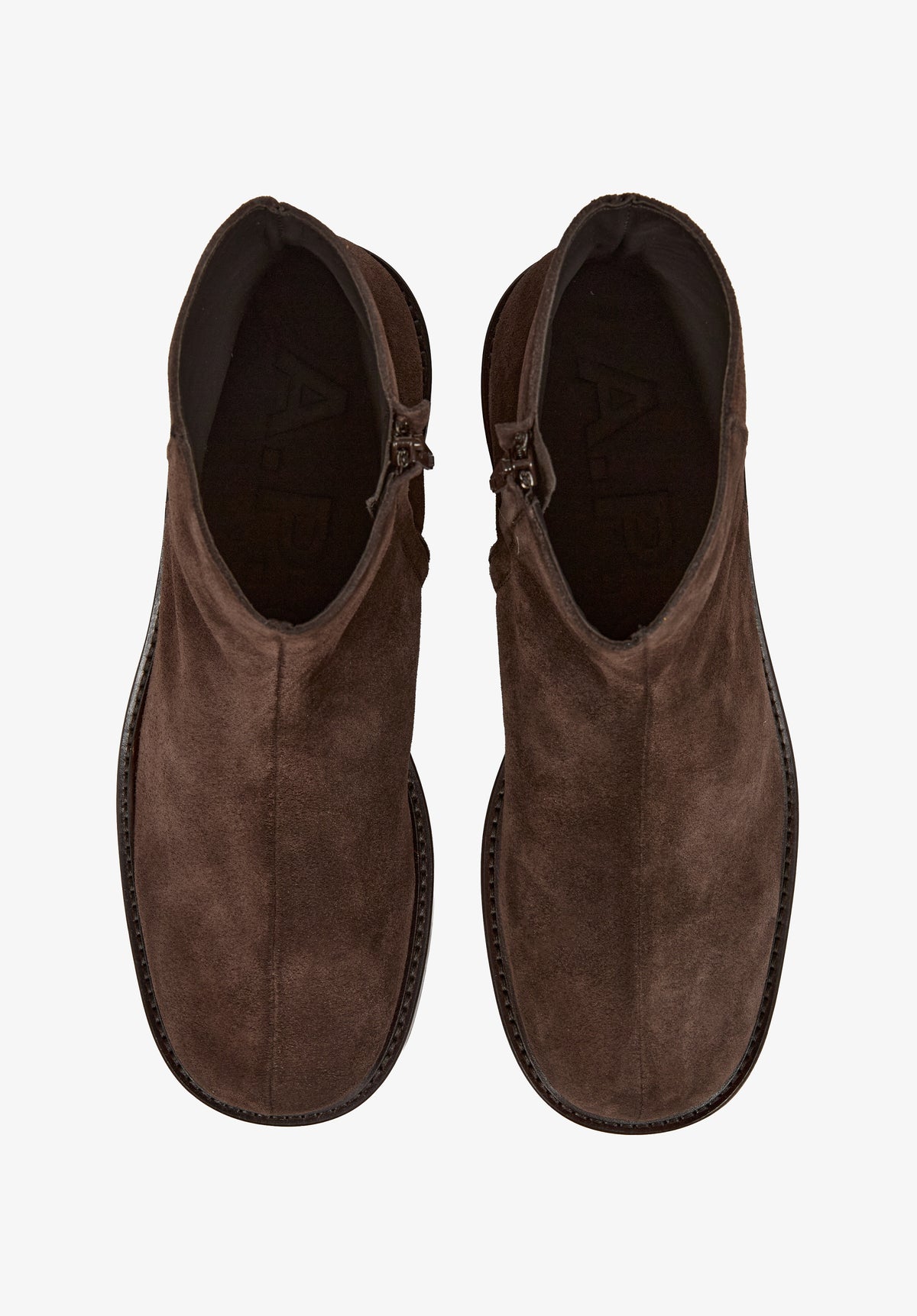 Suede split ankle boots - 3