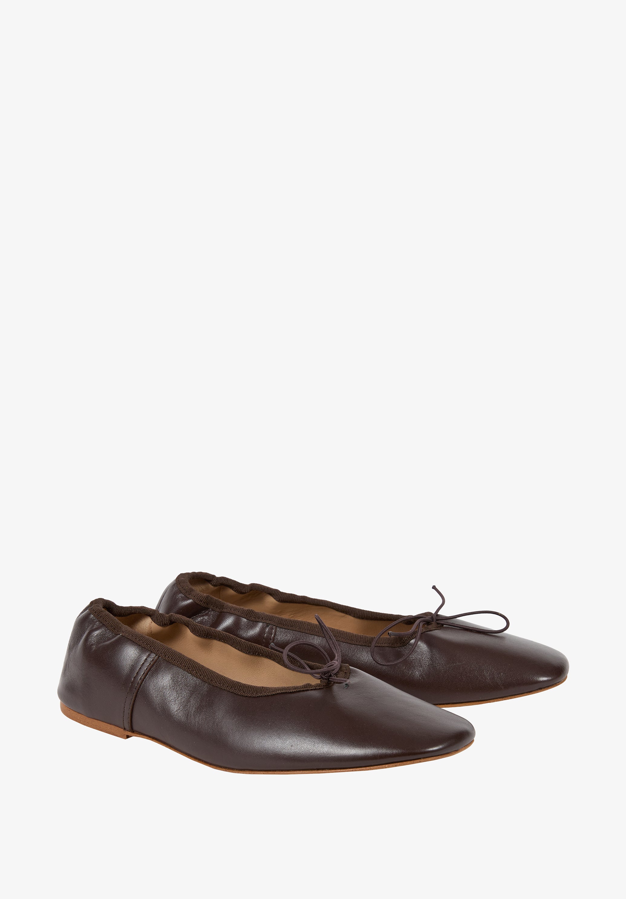 Ballet flats in smooth leather - 2