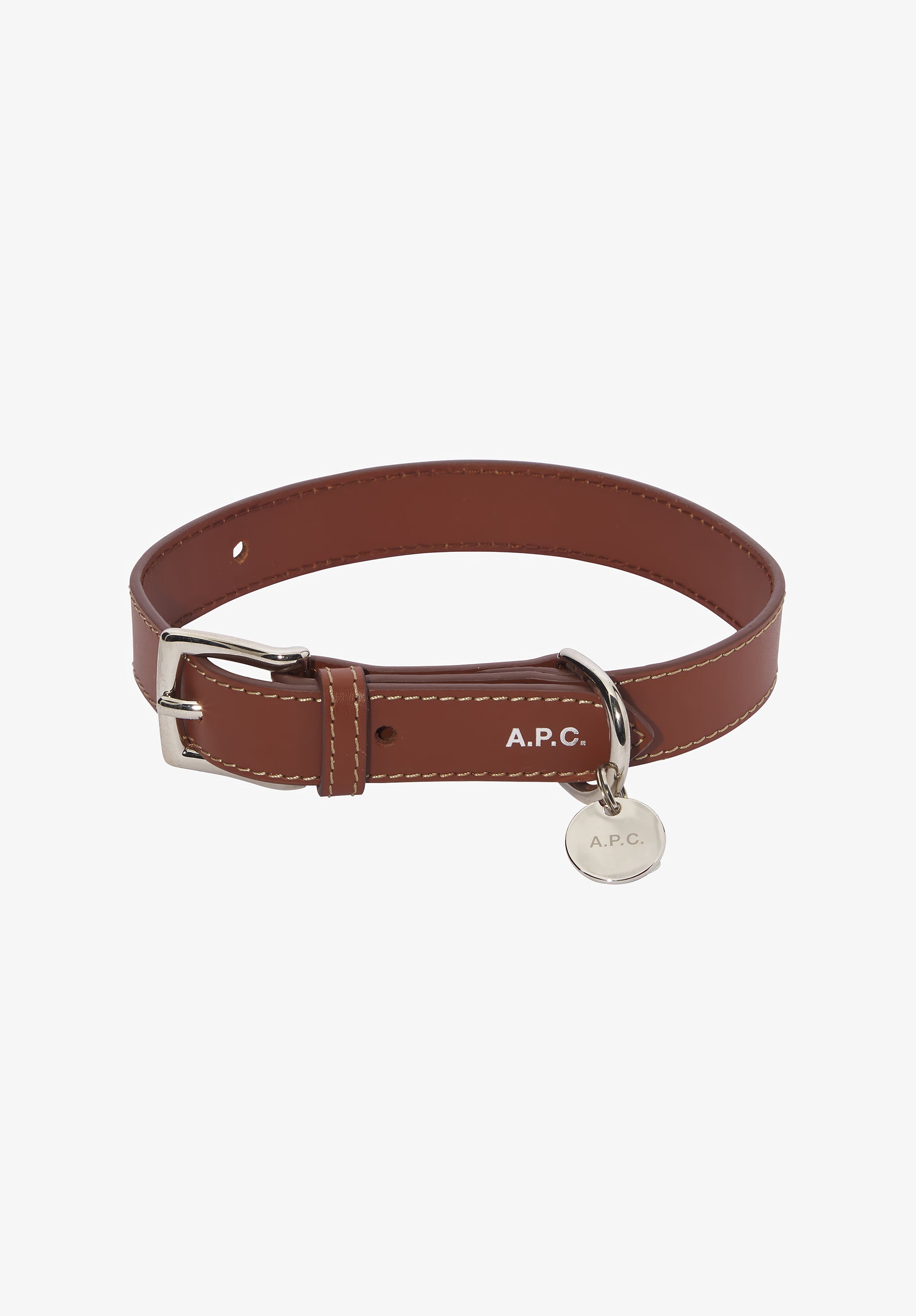 Toutou leather collar - 0