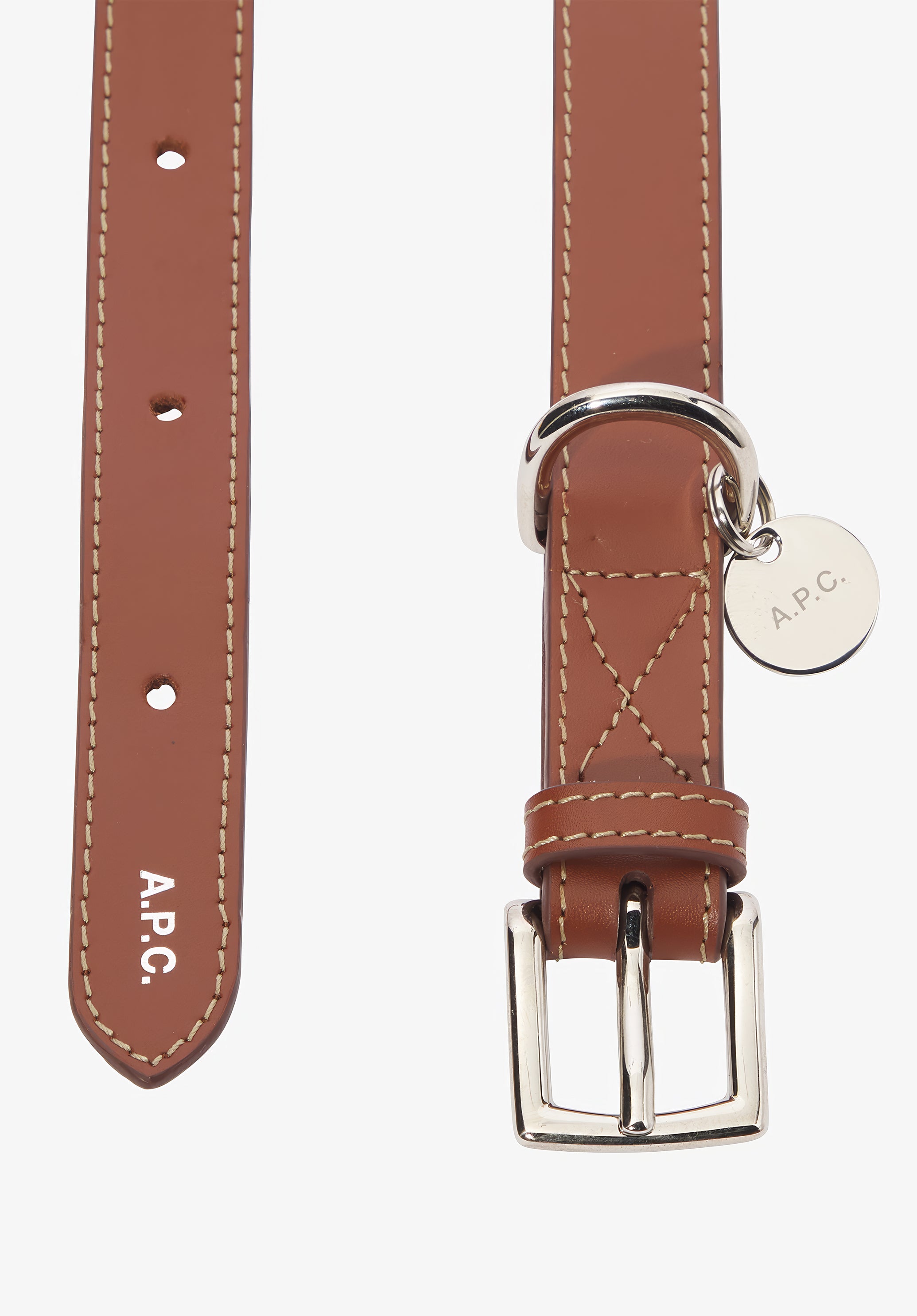 Toutou leather collar - 1