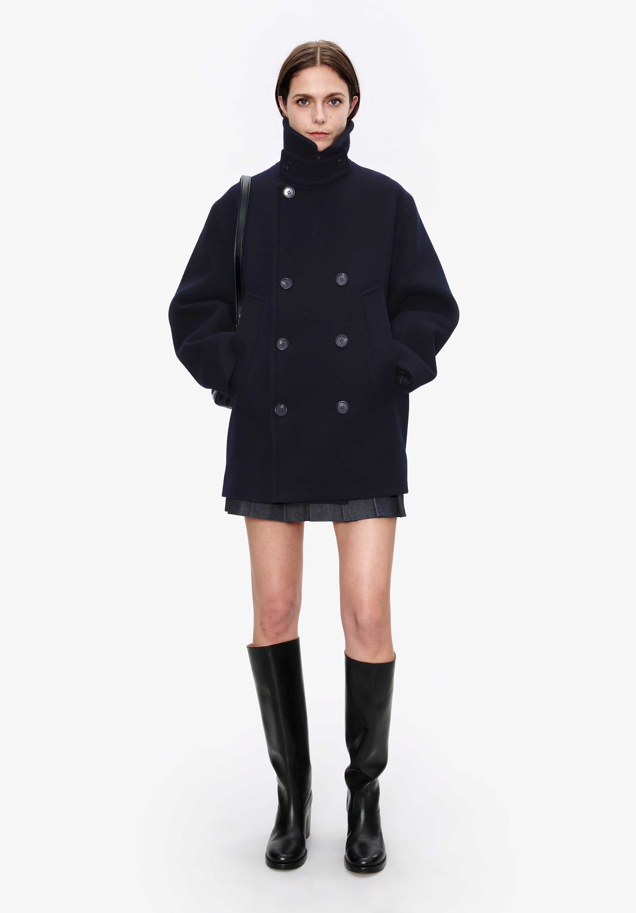 Recycled wool pea coat | A.P.C.