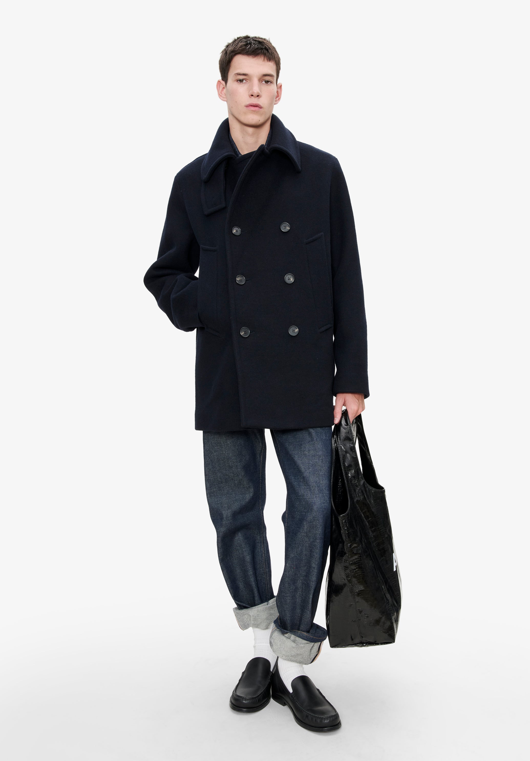 ジャケット・アウター HECTIC Reversible Pea Coat Recycled wool pea coat | A.P.C.