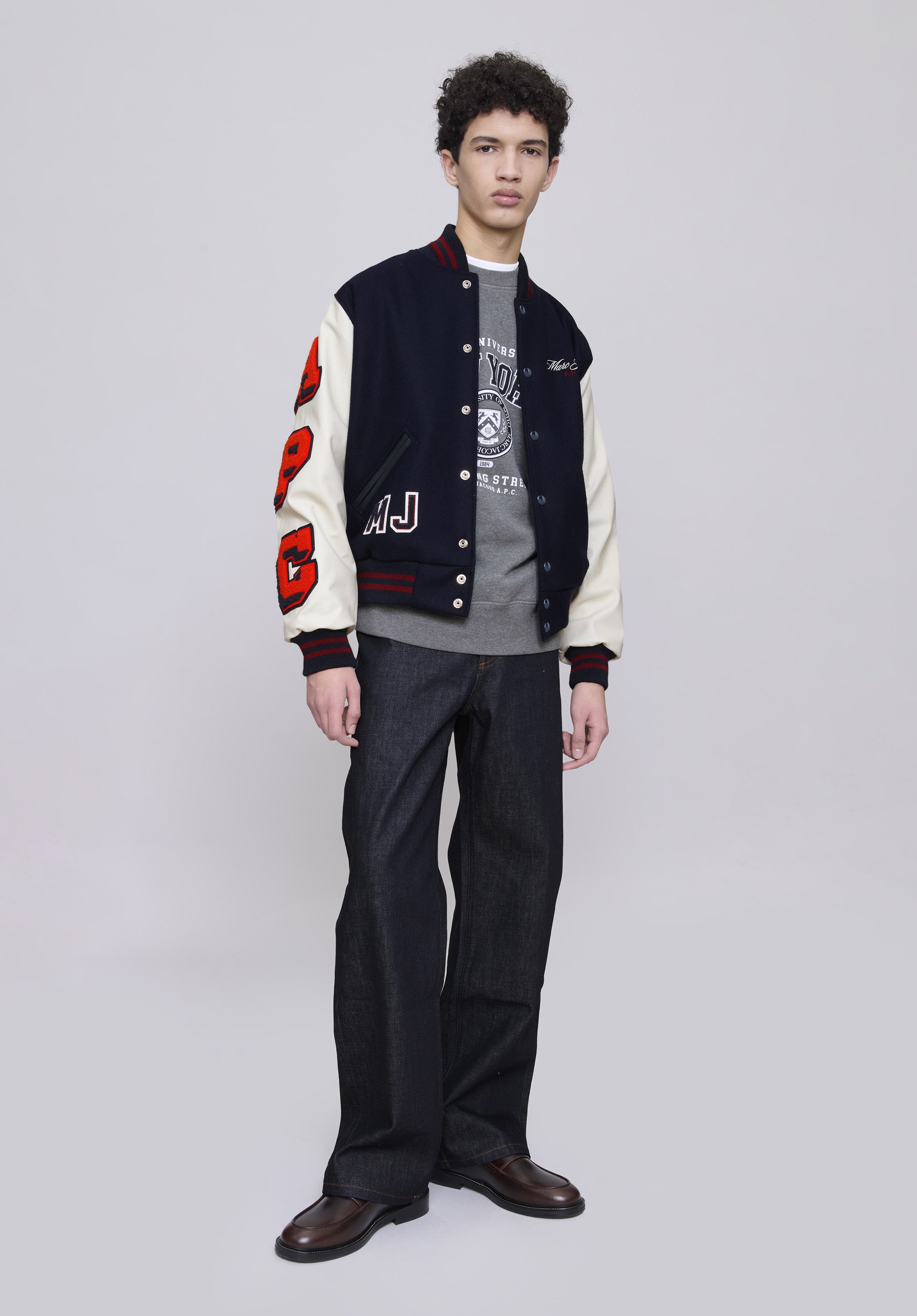 A.P.C. x Marc Jacobs. The  Varsity Jacket