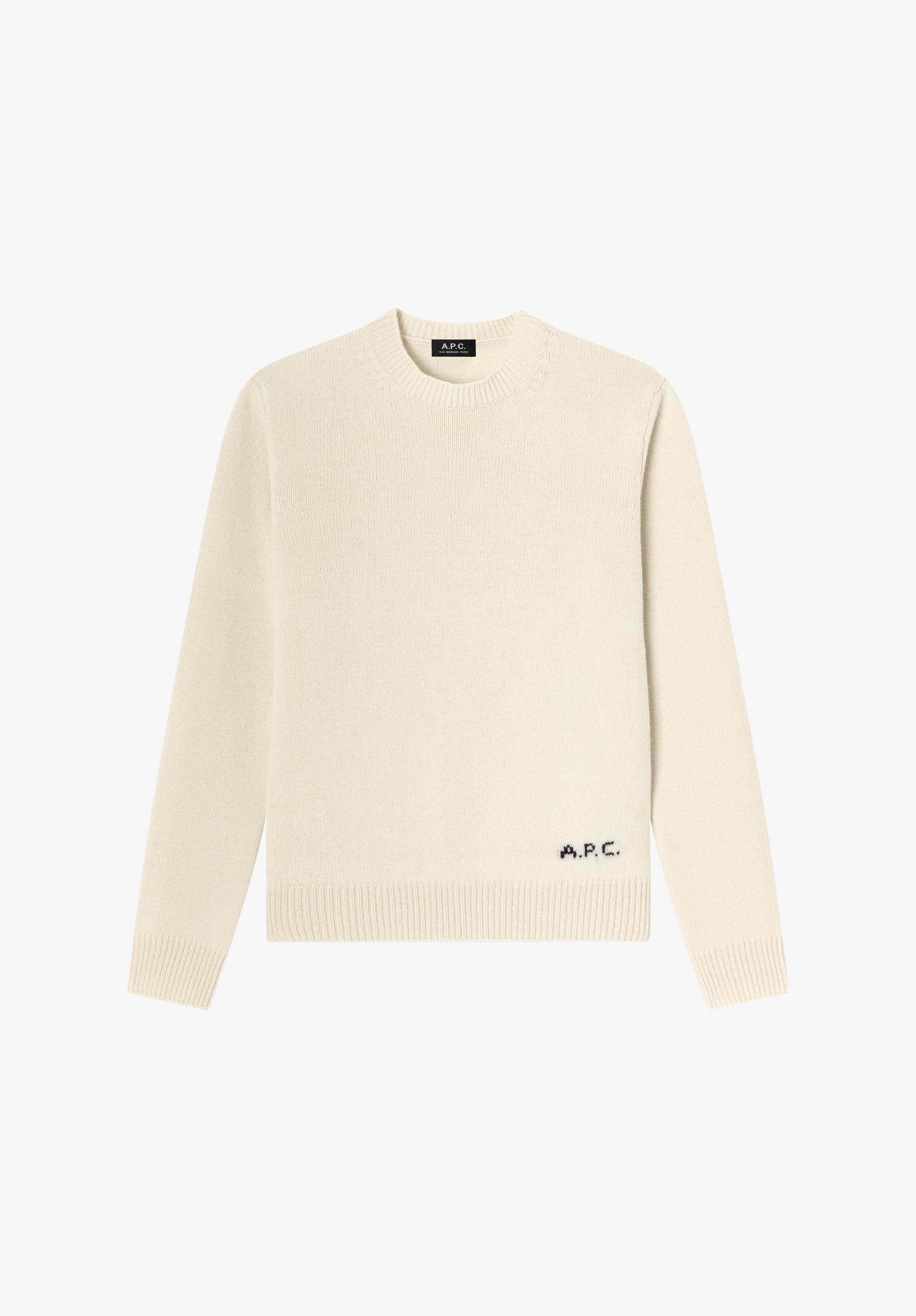 Loose ecru wool sweater - 0