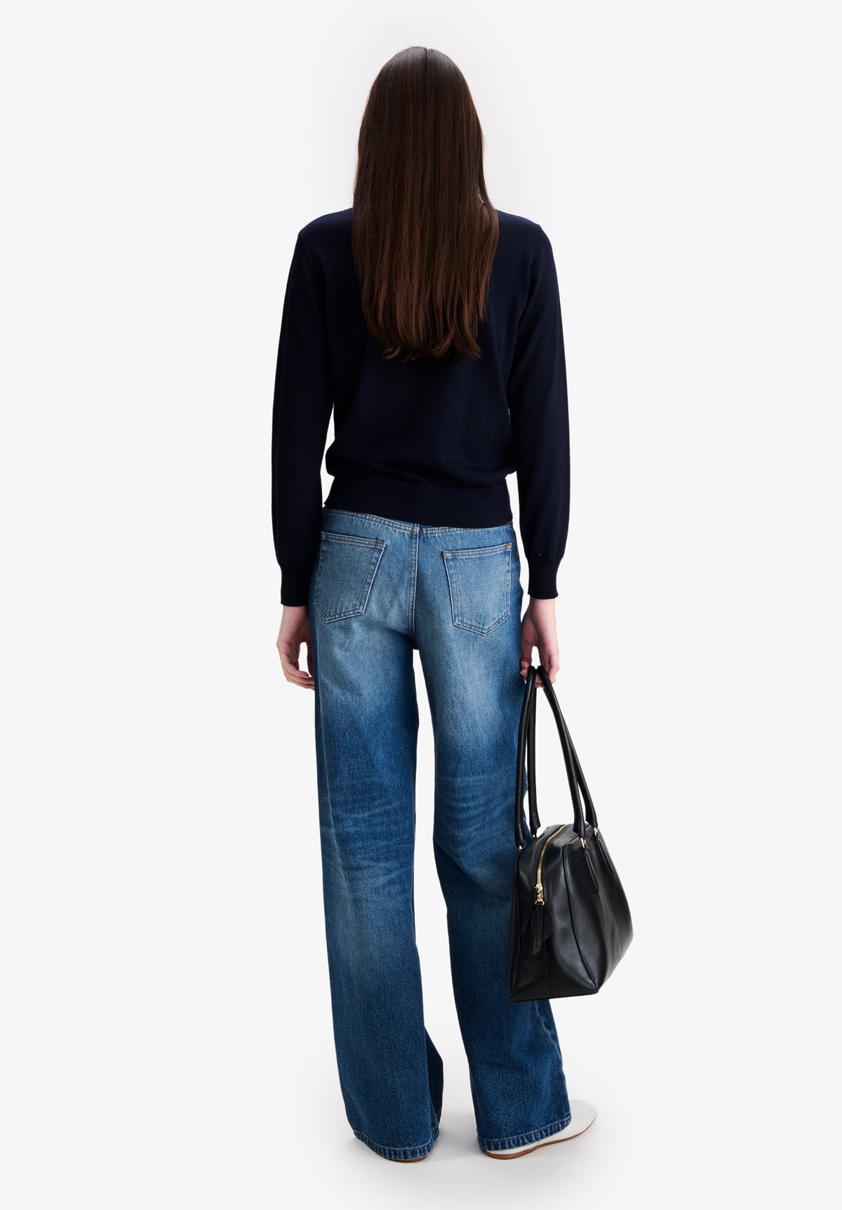 Fitted sweater in merino wool - 2