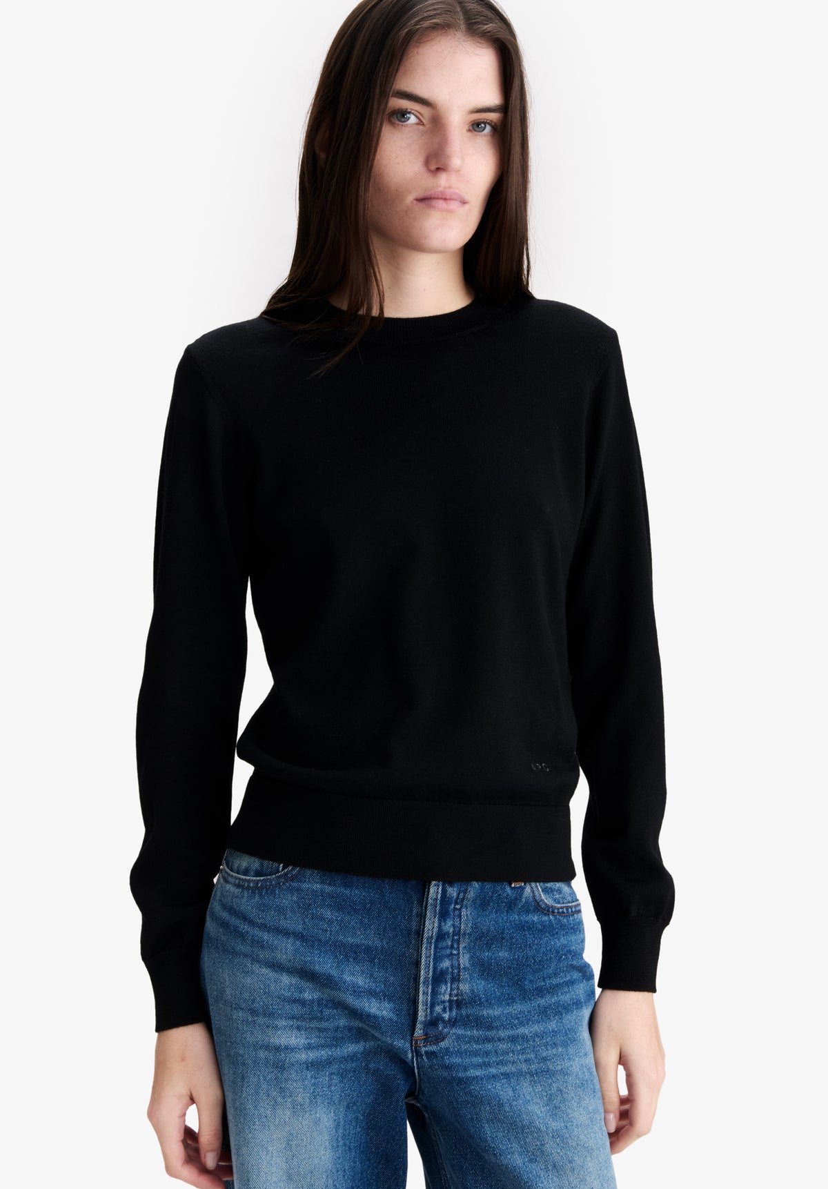 Fitted sweater in merino wool - 3