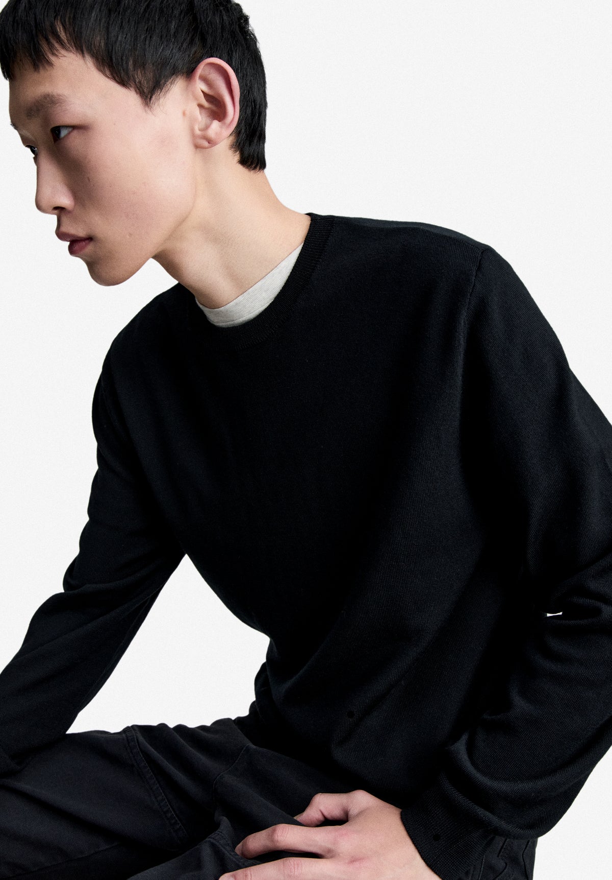 Sweater in merino wool - 5