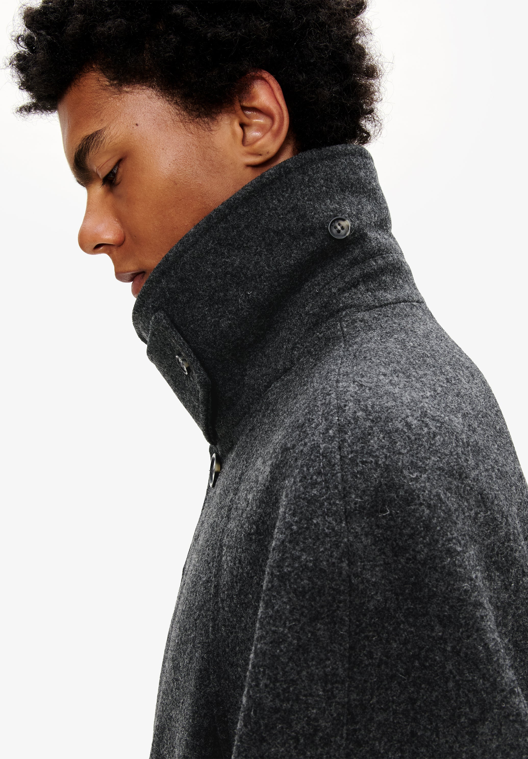 Oversize solid-colour coat with raglan sleeves | A.P.C.